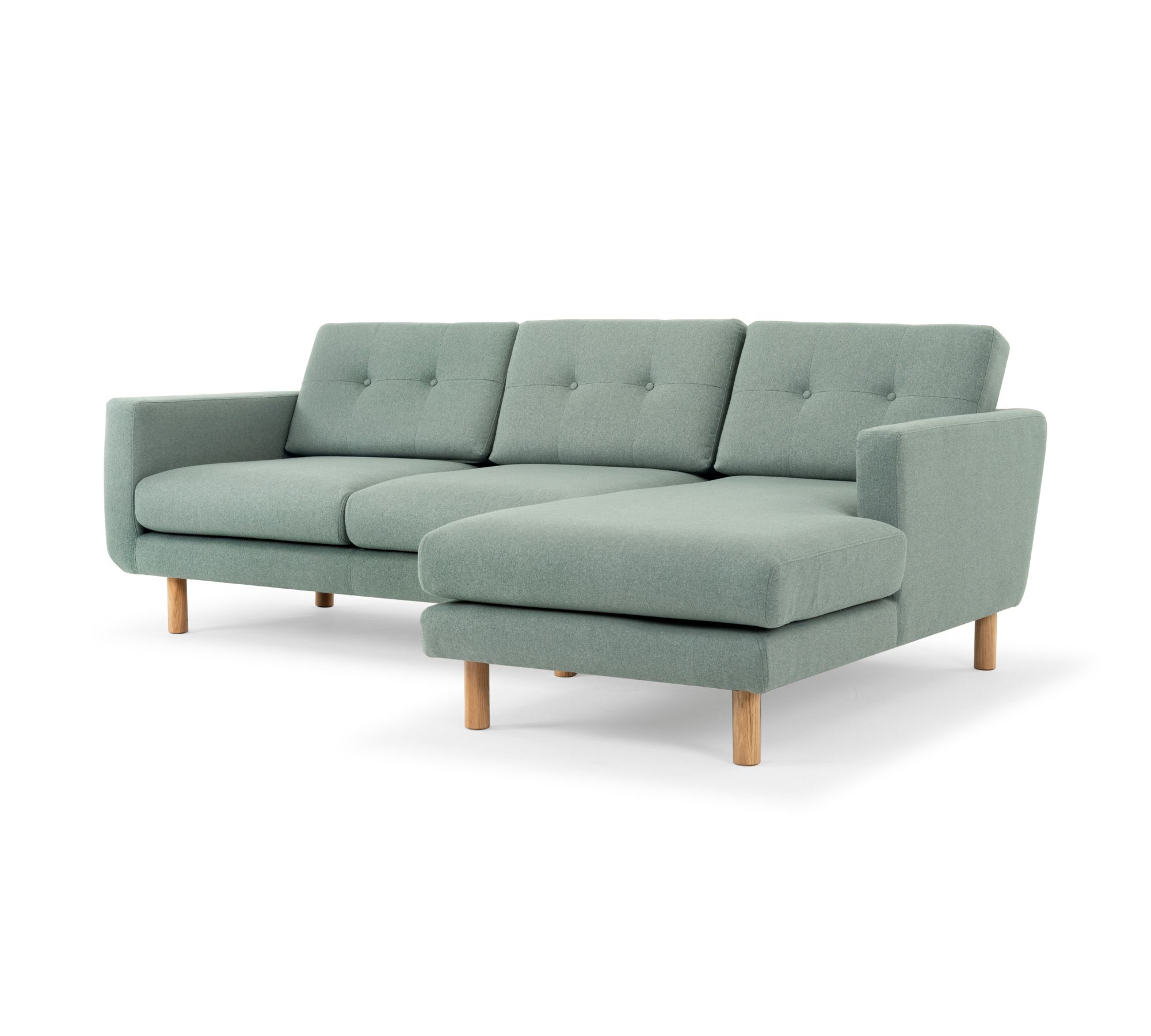 Conrad Sofa Récamiere Rechts Fabio Grey Green