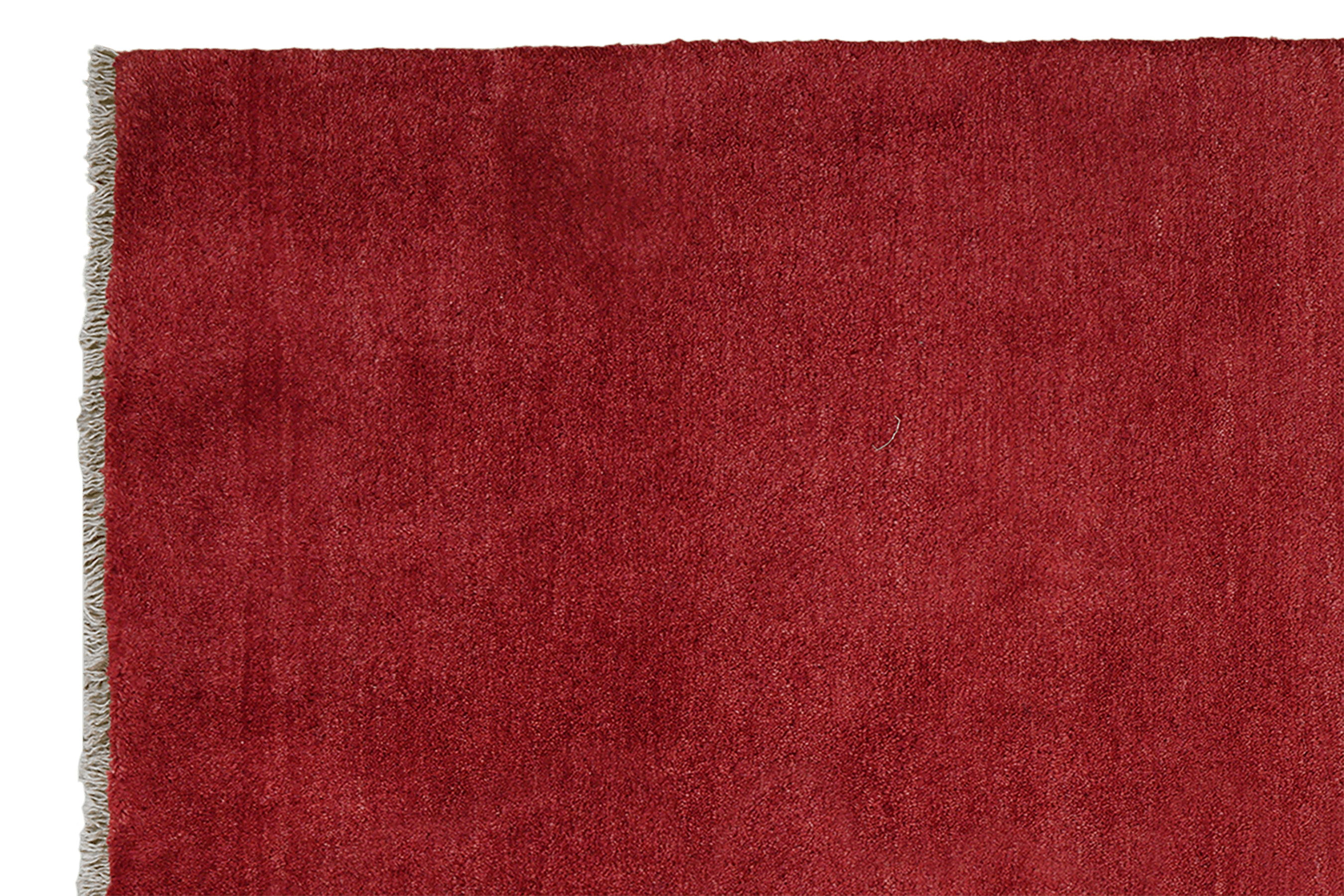 Gabbeh Teppich Wolle Rot