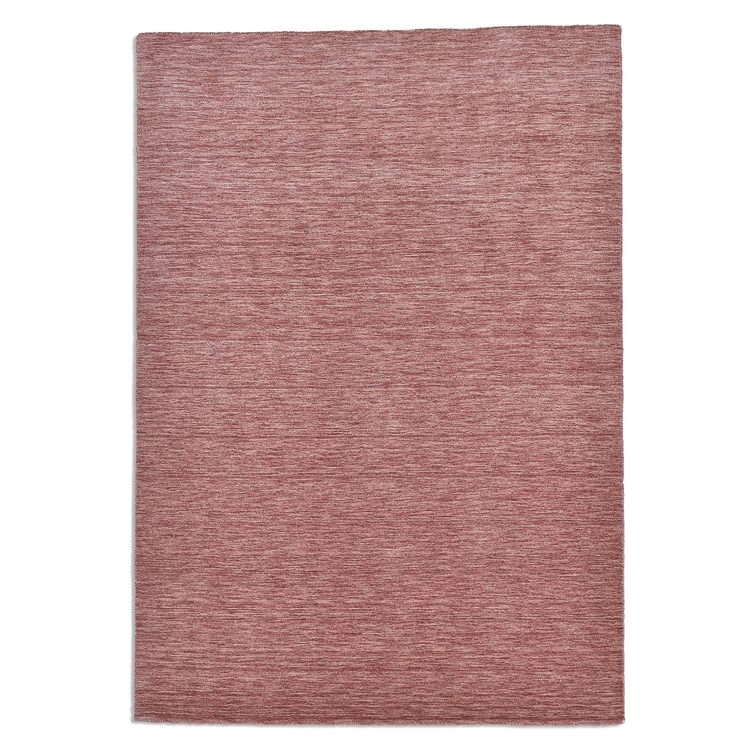 Holi Uni Rug Wool Reddish-pink 90 x 160 cm