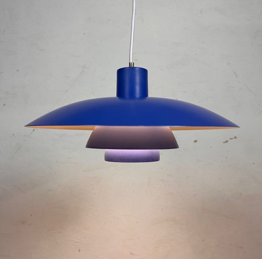 PH 4/3 Pendelleuchte Metall Blau