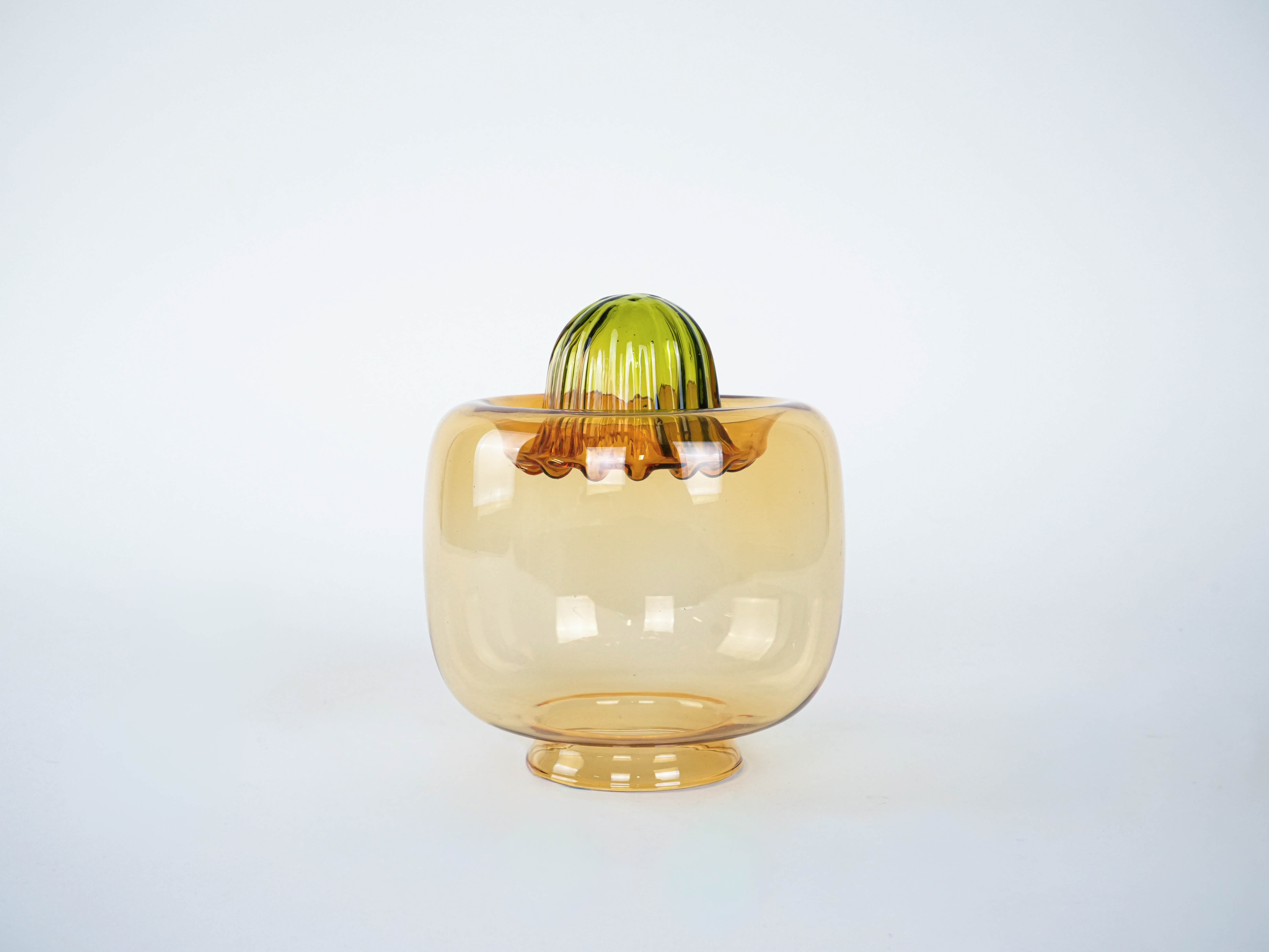 Glass table decoration 1970s