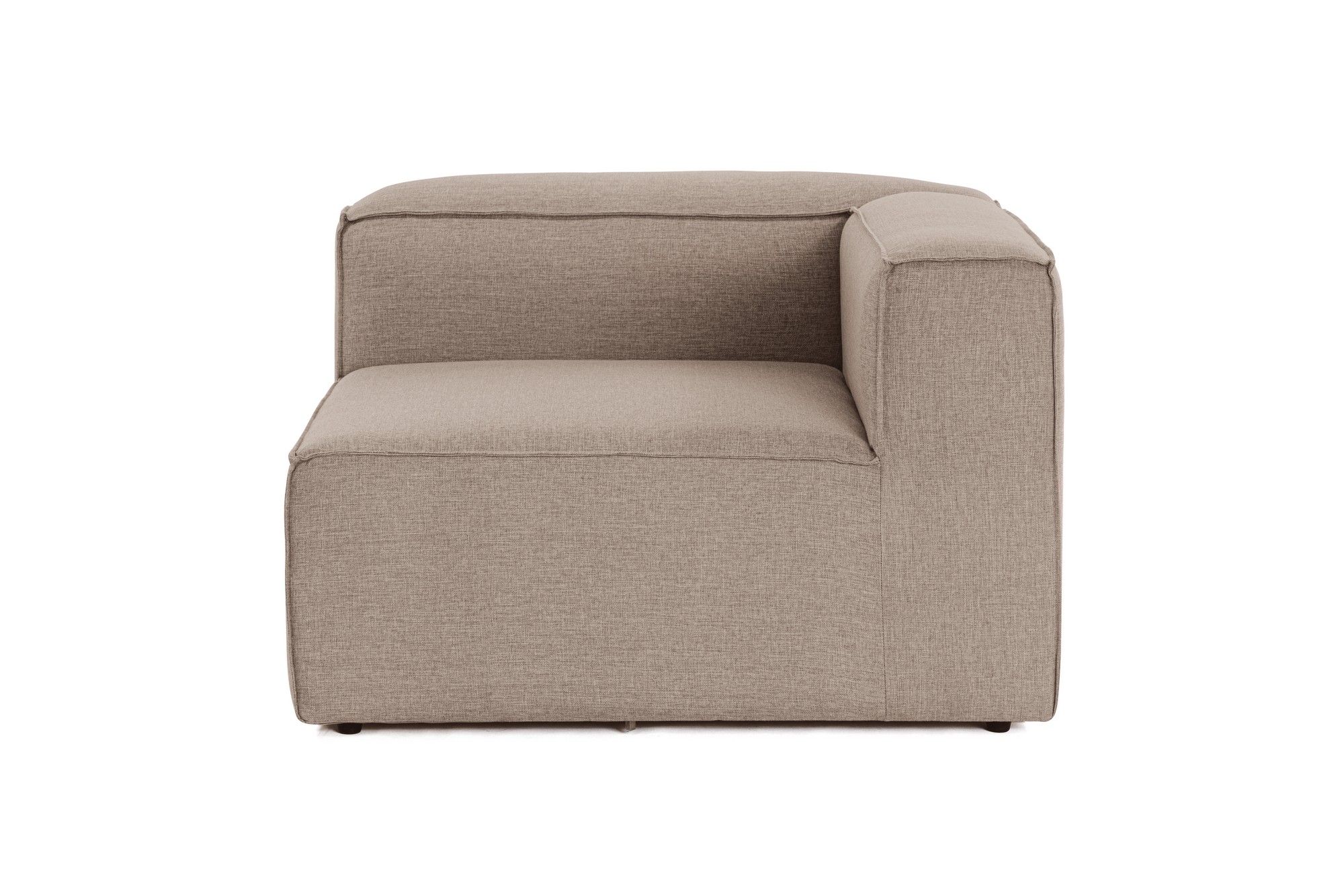 Modular sofa Right 1-seater Brown