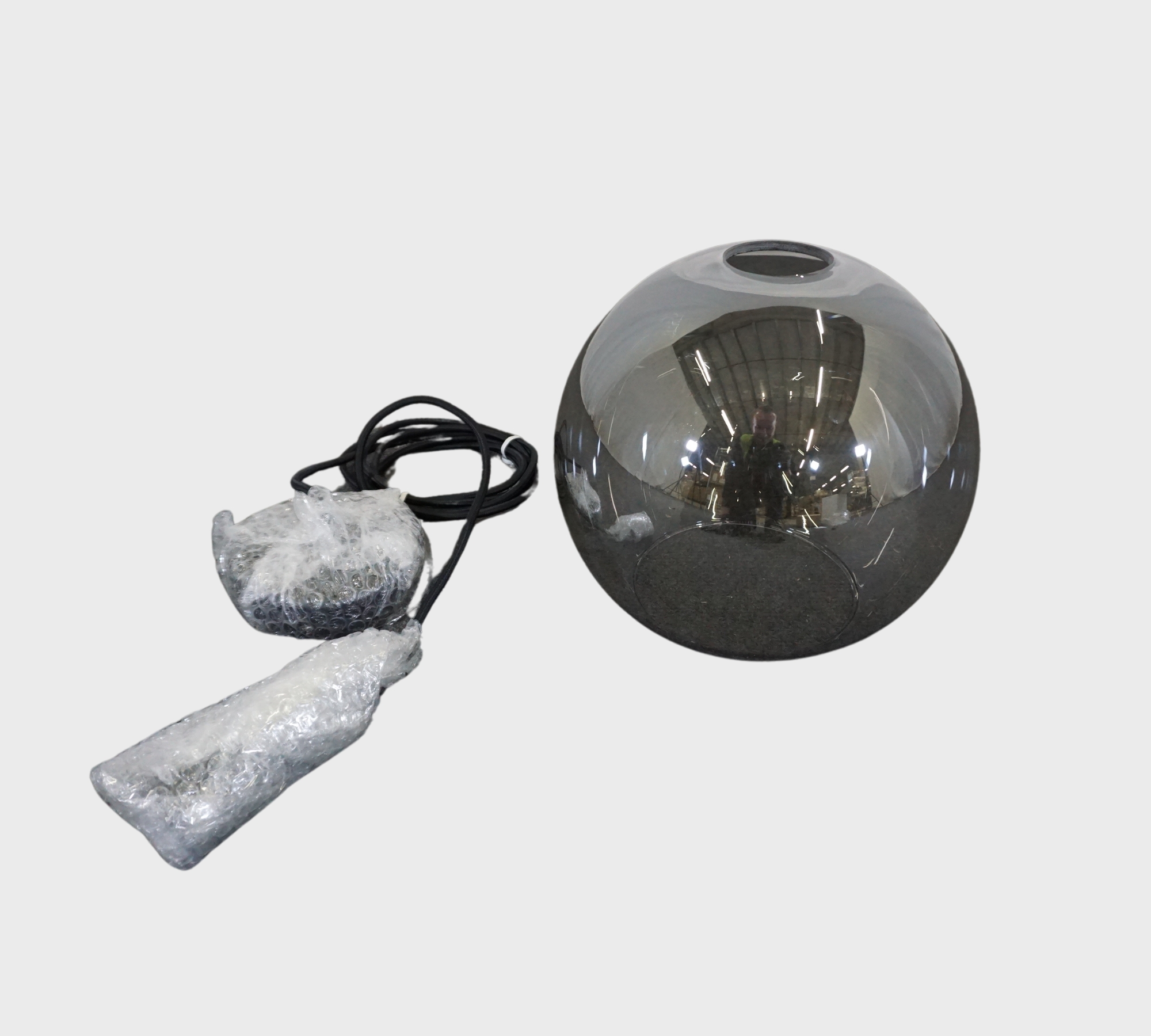 Kyoton Round Pendelleuchte Glas