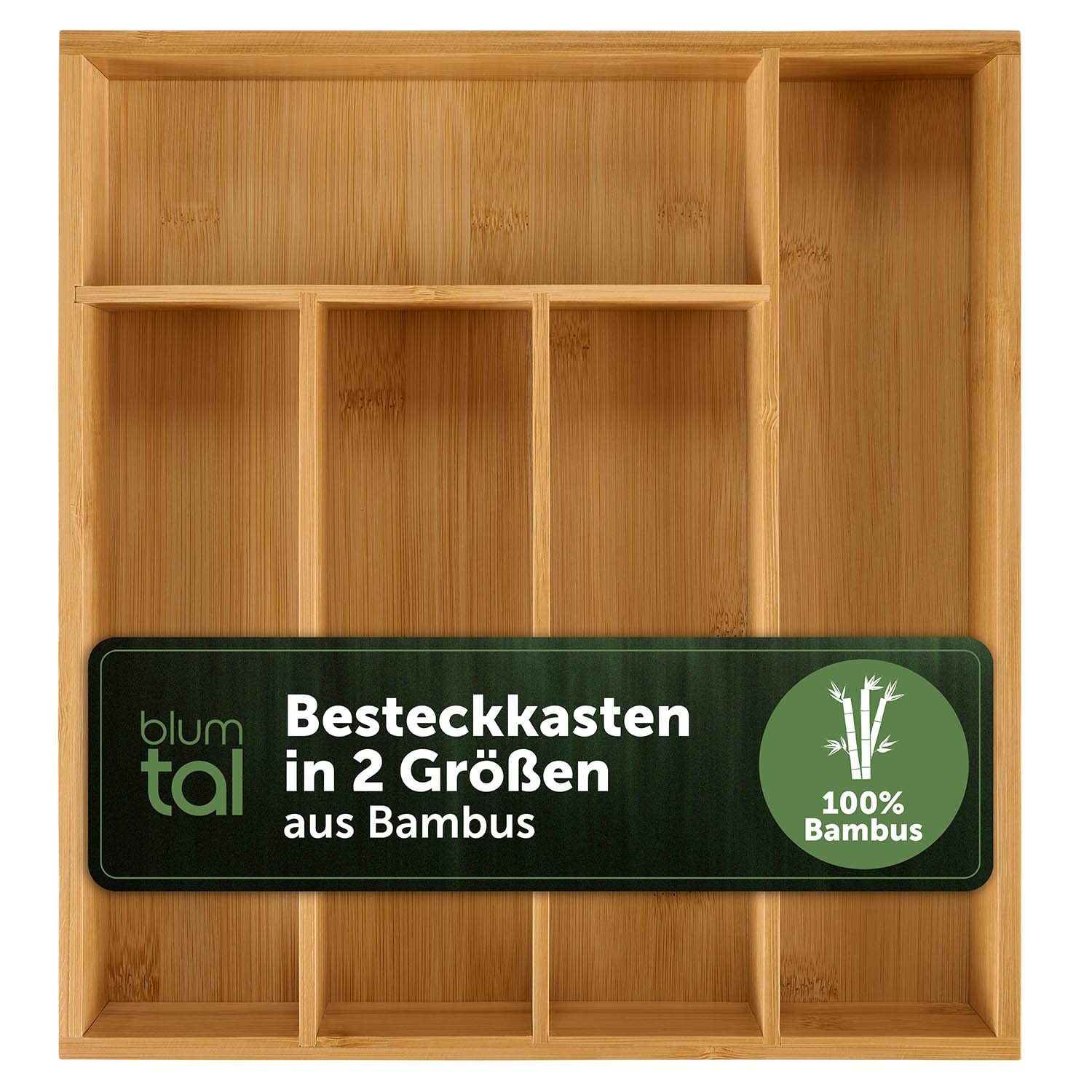 Küchenschubladen Einlagen Bambus