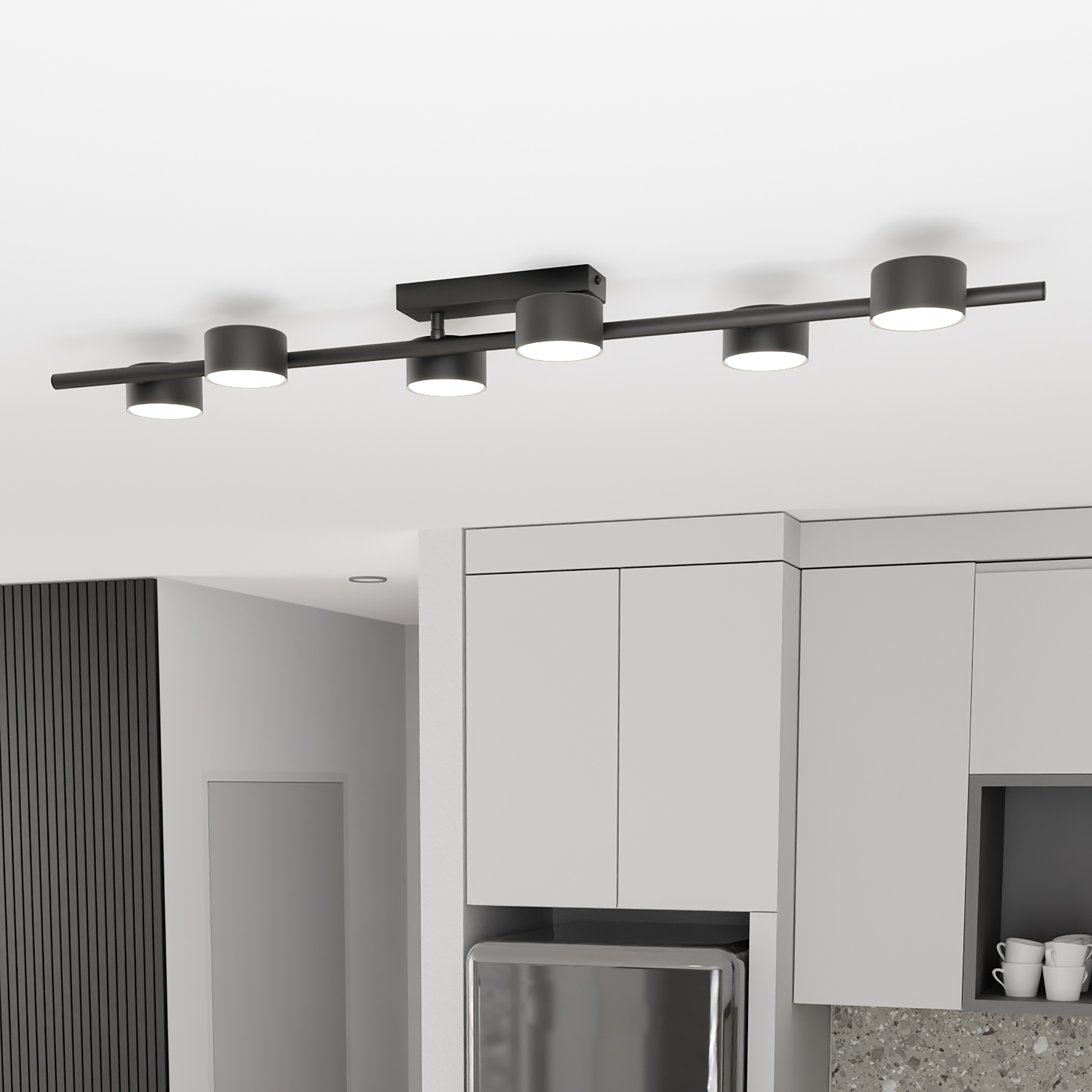 Bet Ceiling Lamp Steel Black