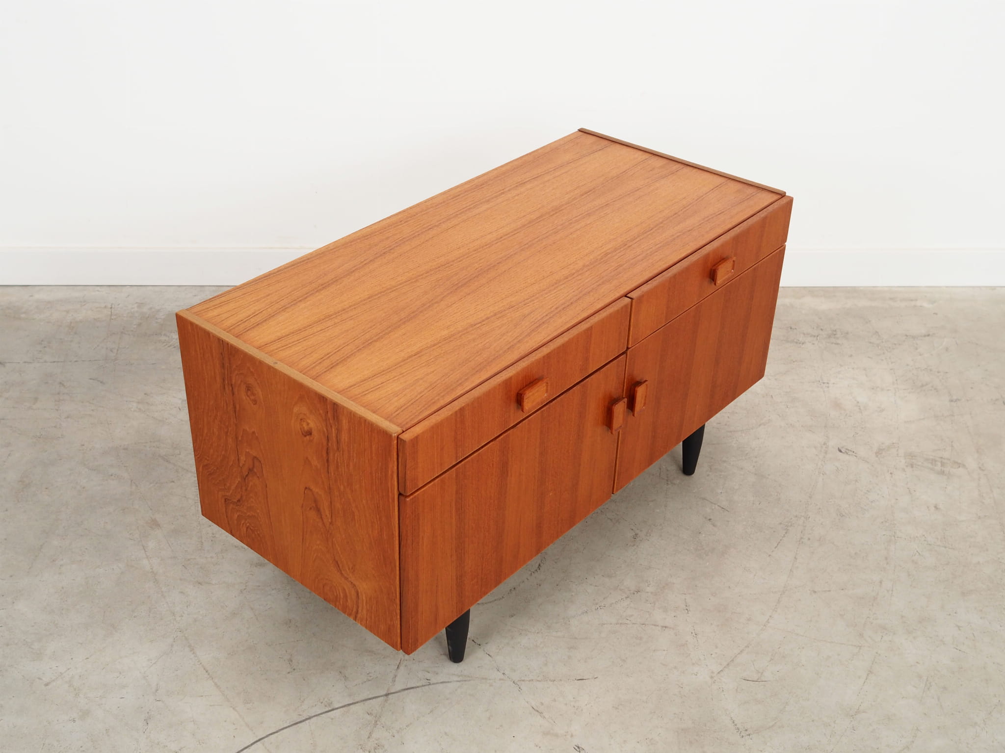 Vintage Schrank Teakholz Braun 1970er Jahre