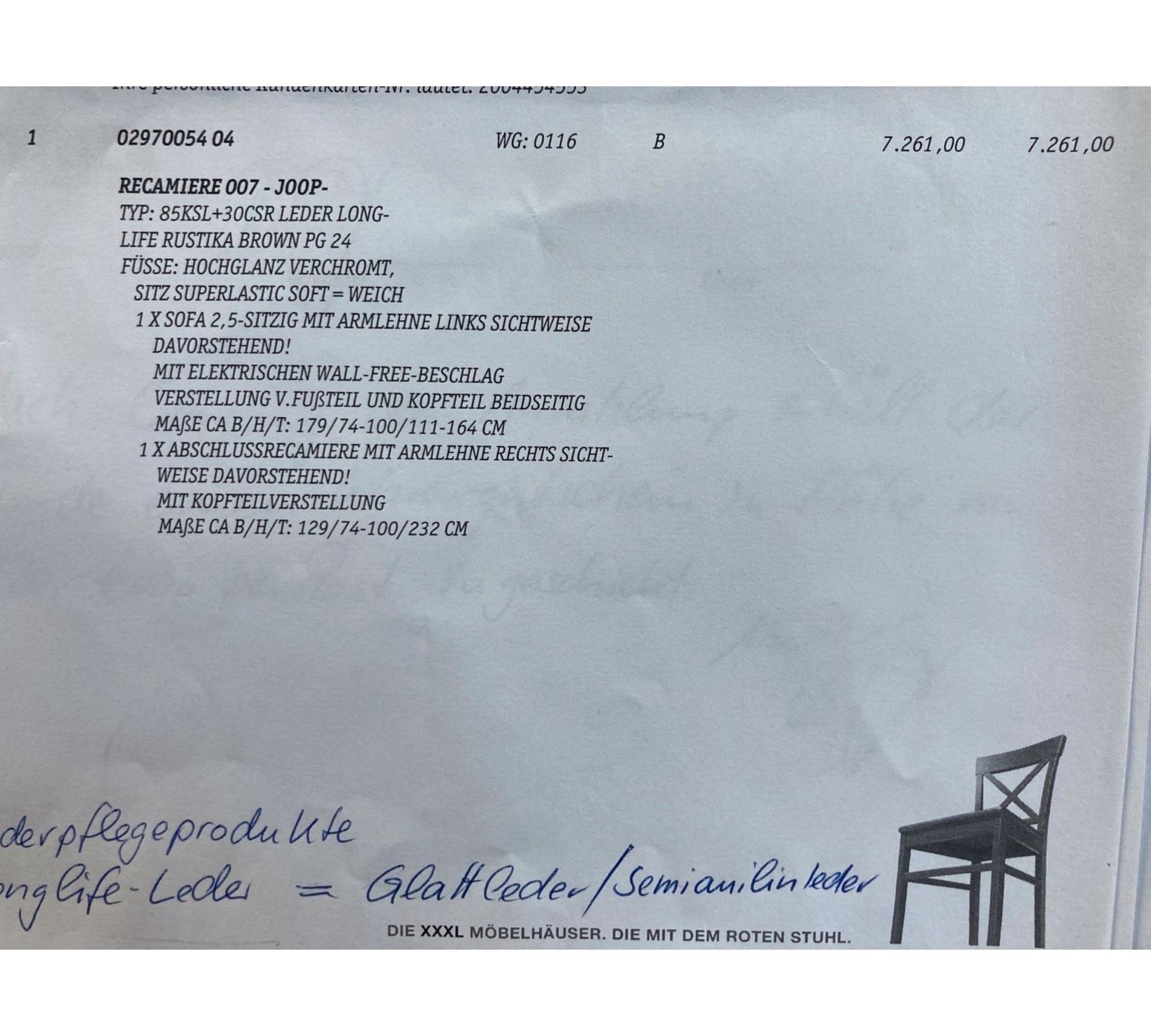 Joop Ledercouch Braun