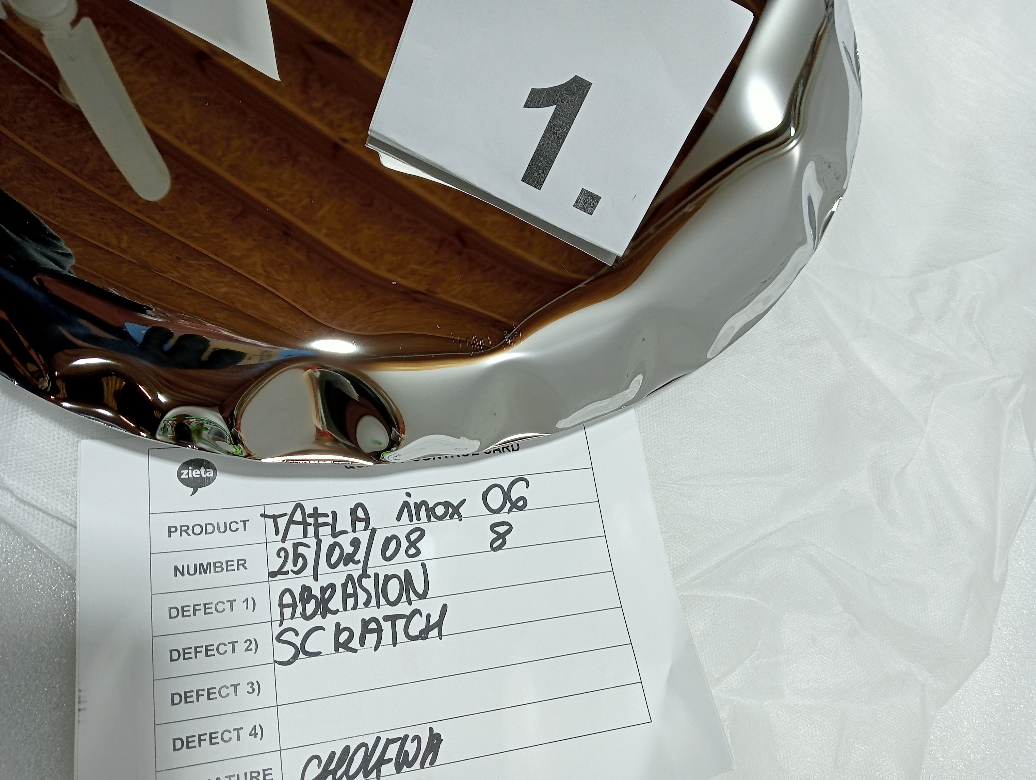 Tafla Specchio O6 Acciaio Inossidabile Inox Lucidato Argento