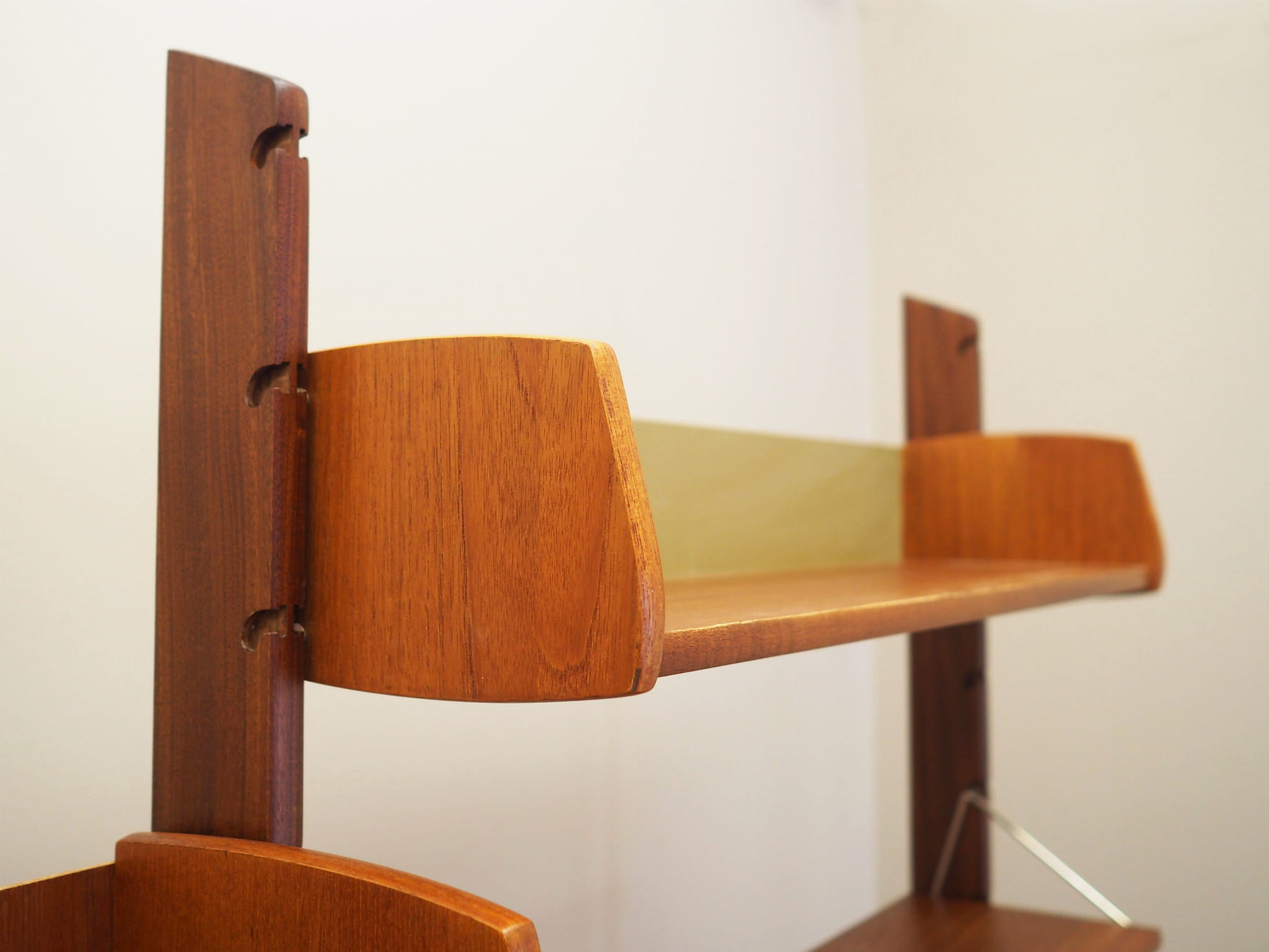 Wall shelf Teak wood 1960s