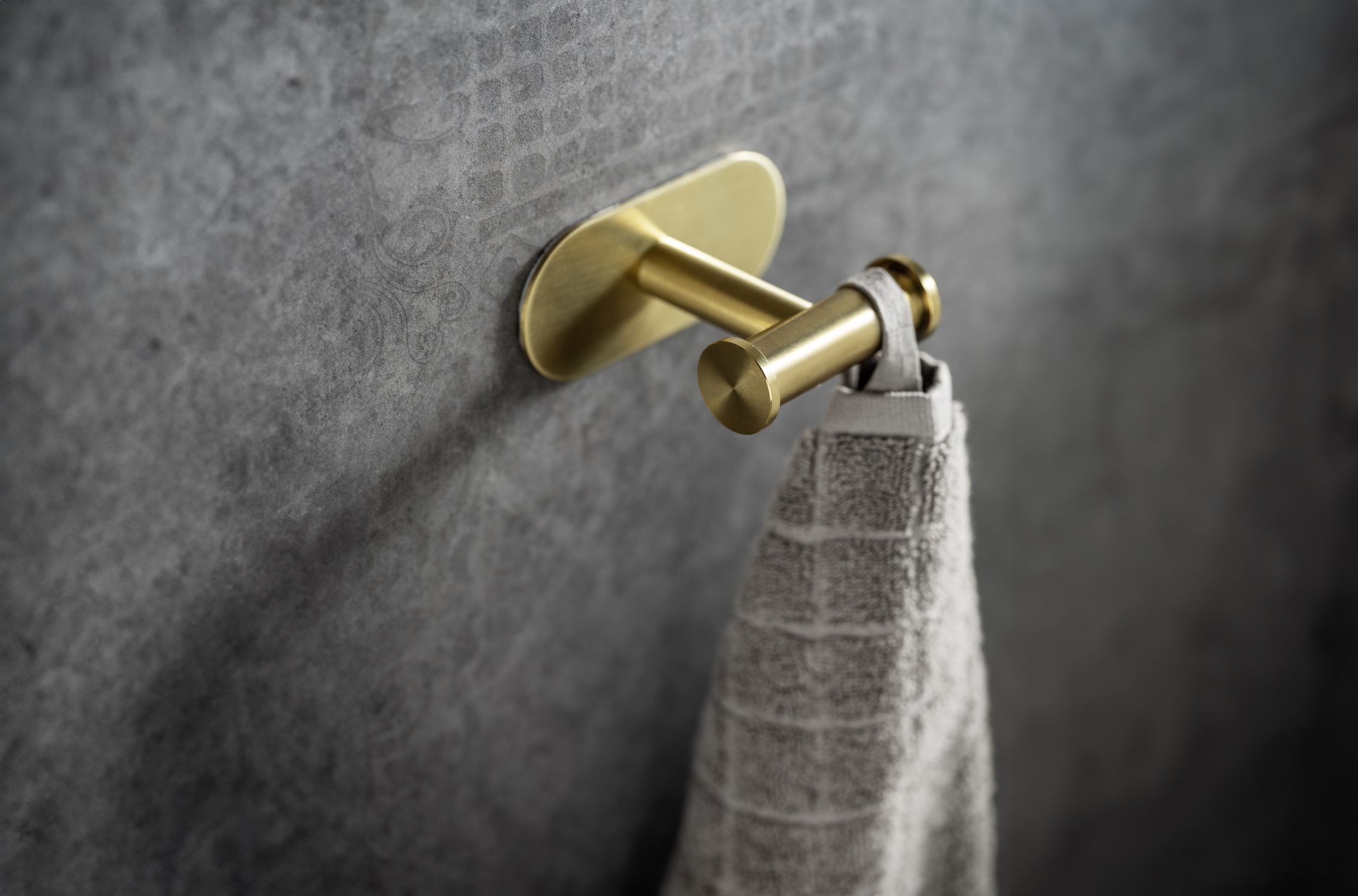 Orea Wall hook Stainless steel Gold