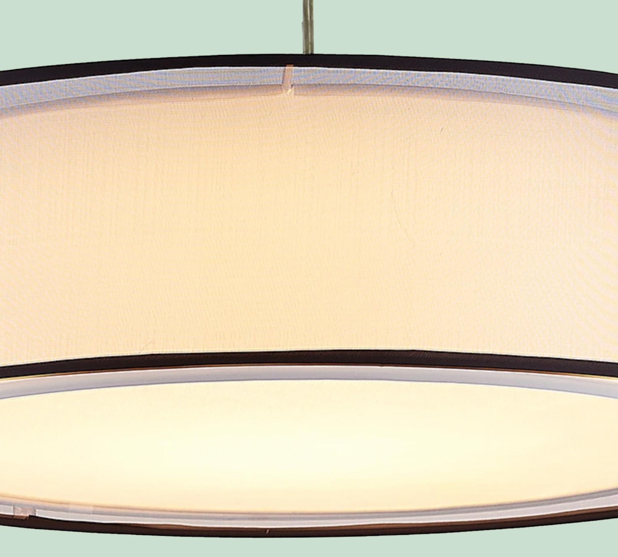 LED-Pendelleuchte mit Doppelschirm