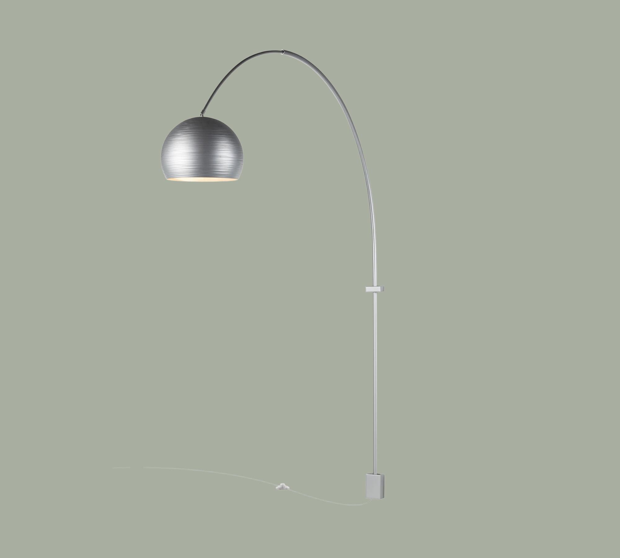 Wandleuchte Bogen Aluminium