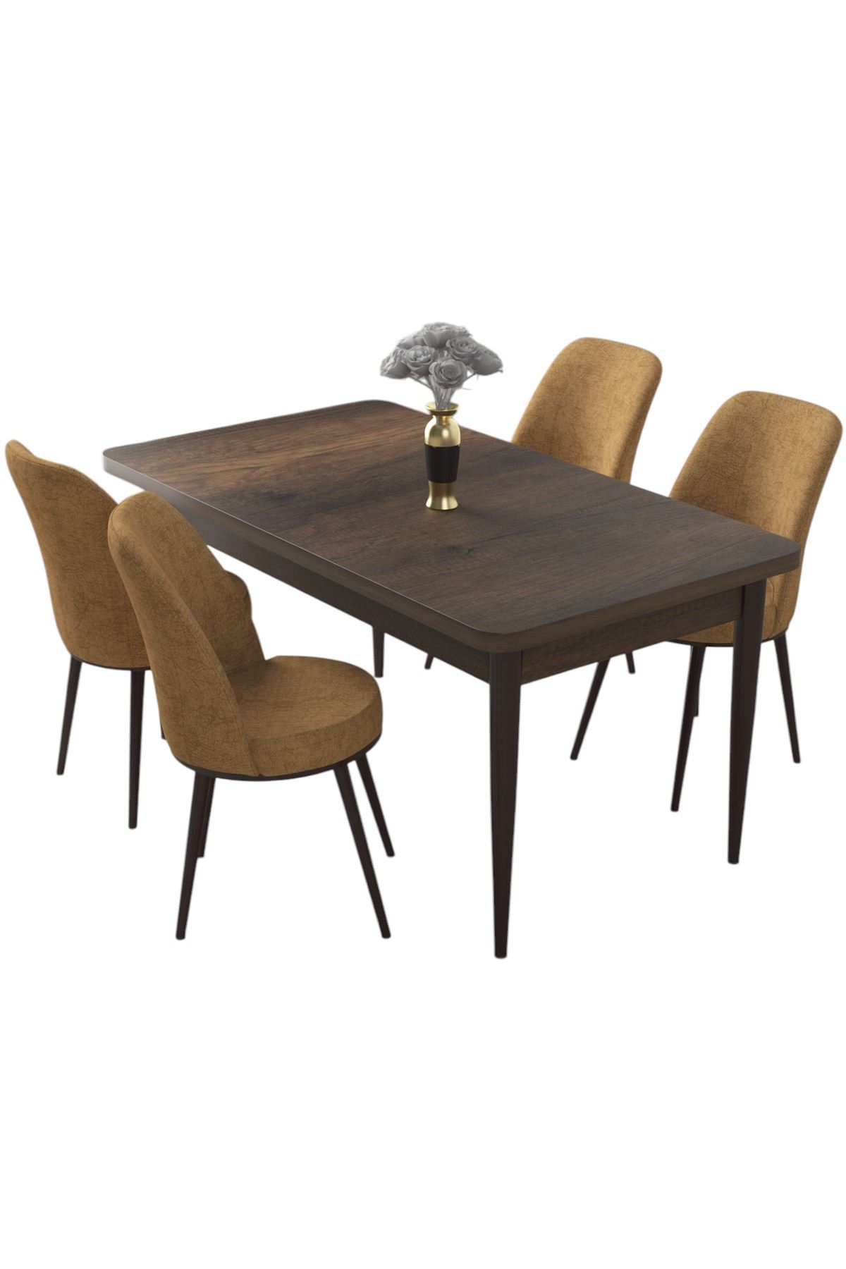 Nil Dining Room Set Baroque and Cappuccino