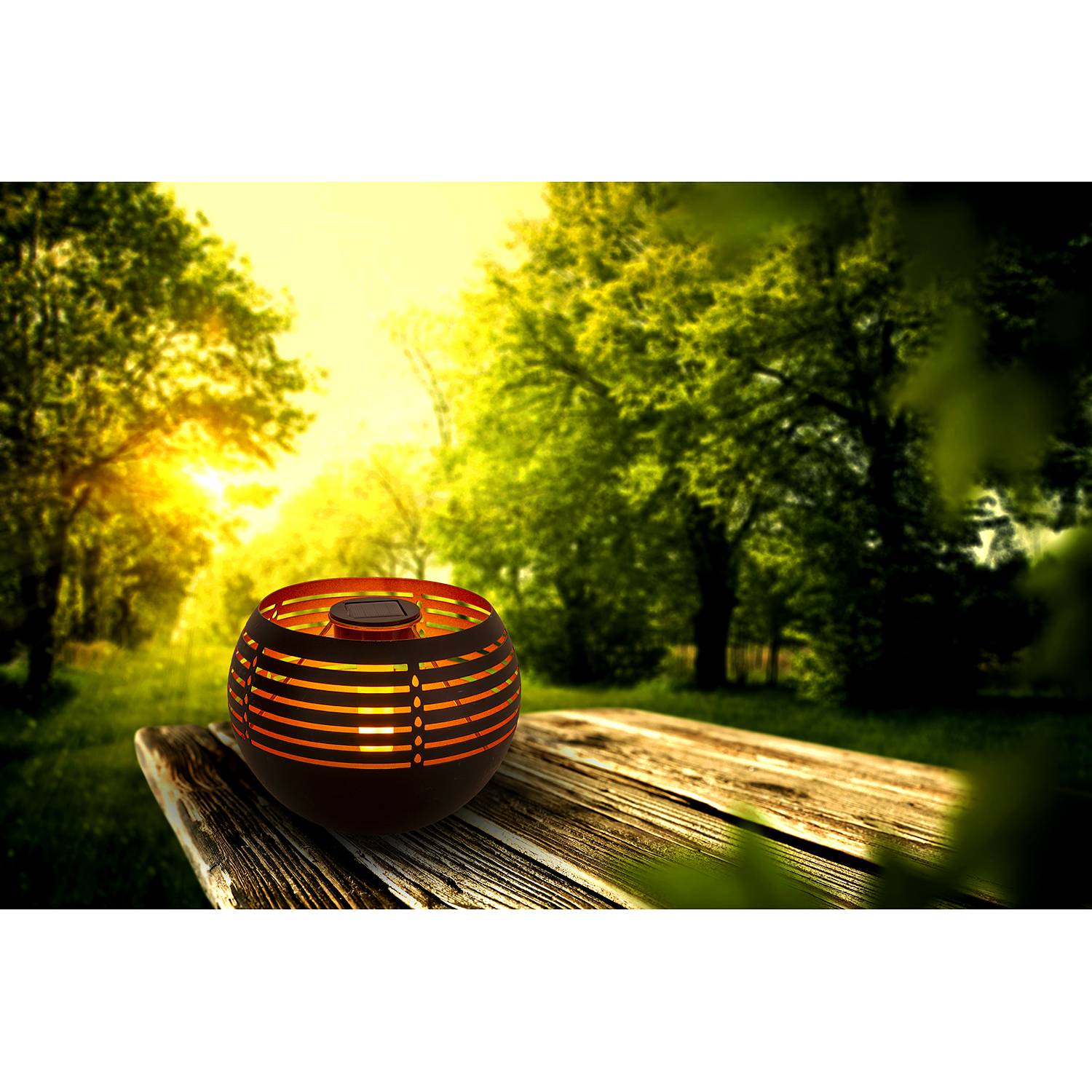 LED decorative lamp Vidauban Black