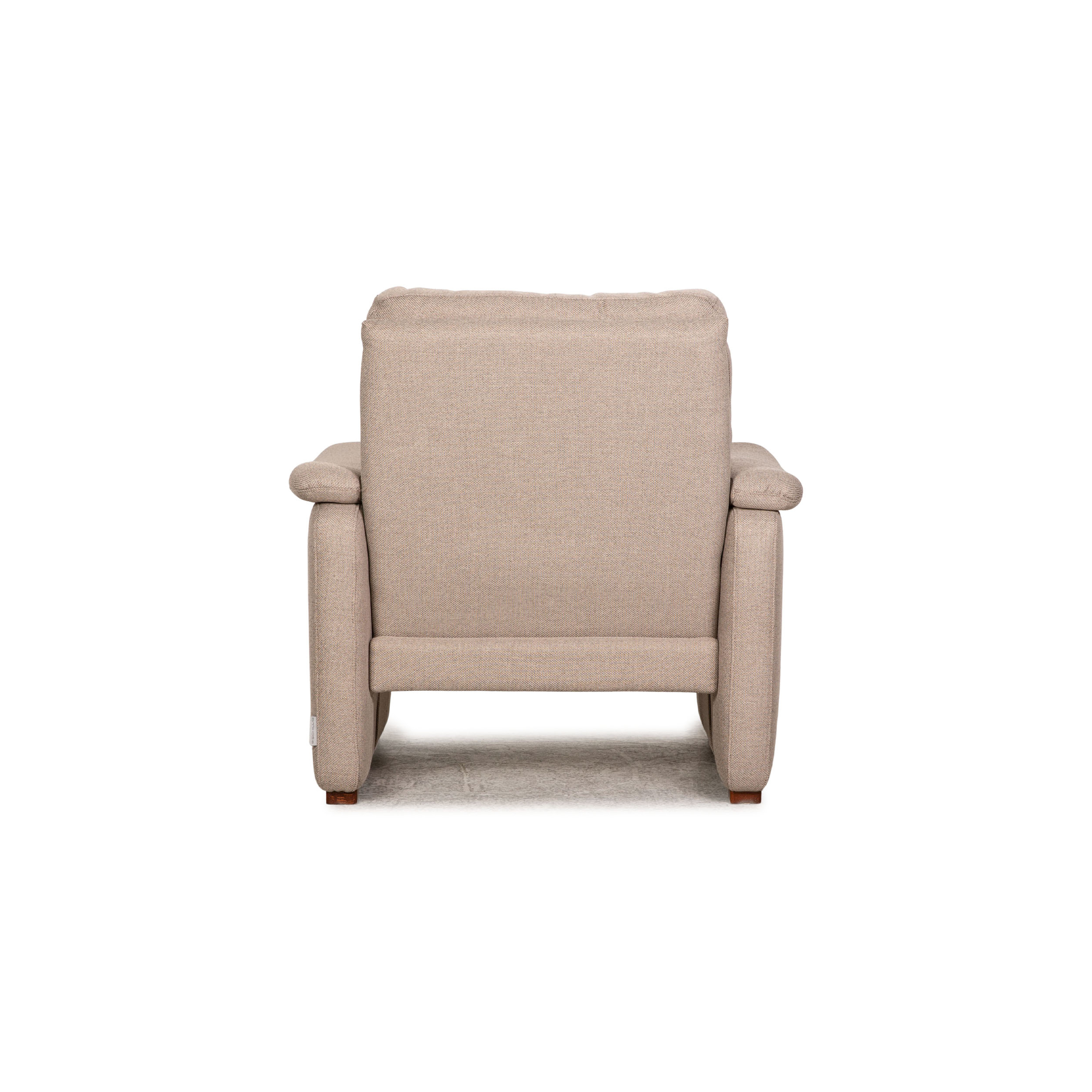 Sofa 3-Sitzer Garnitur Stoff Beige inkl. Sessel