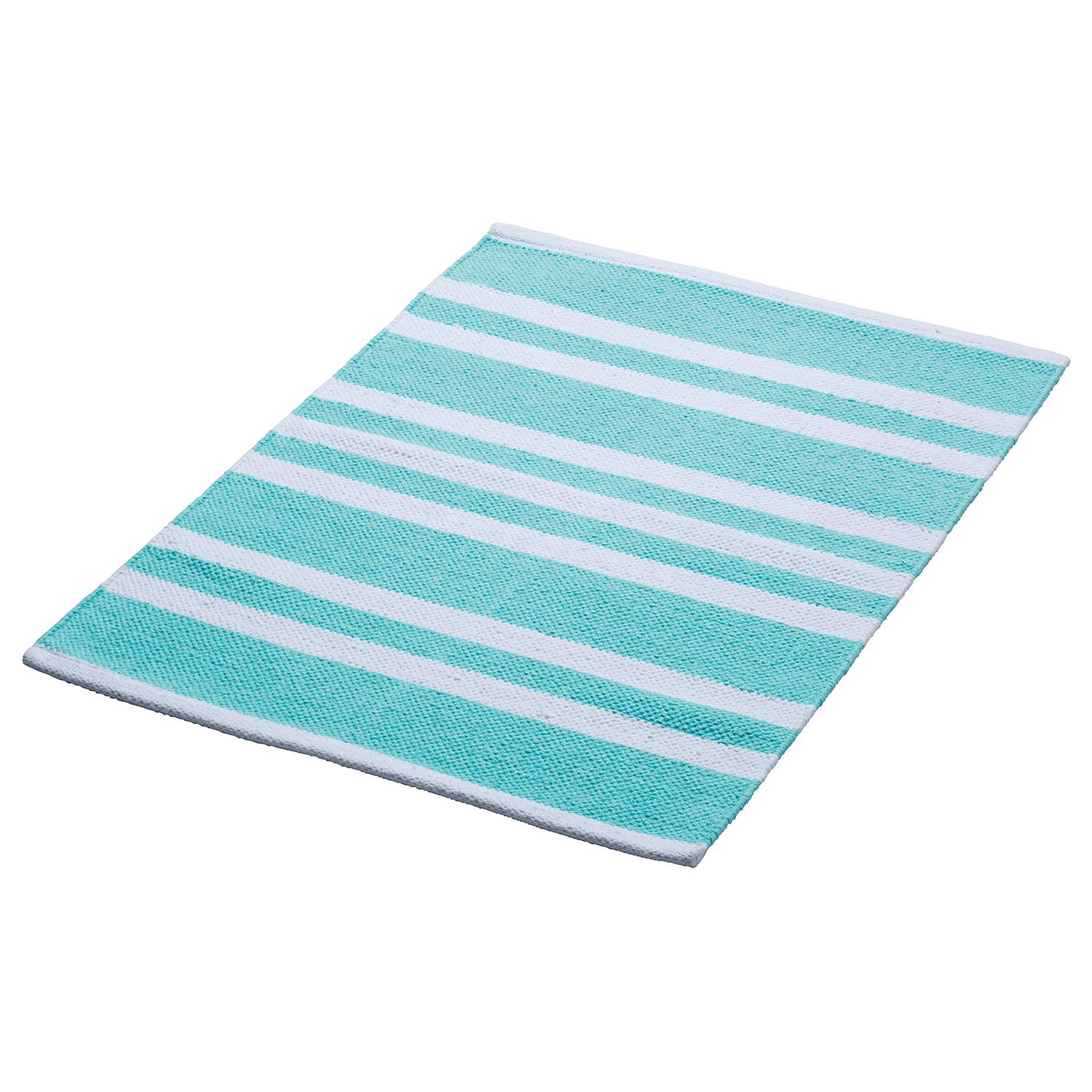 Lina Bath mat Cotton Turquoise