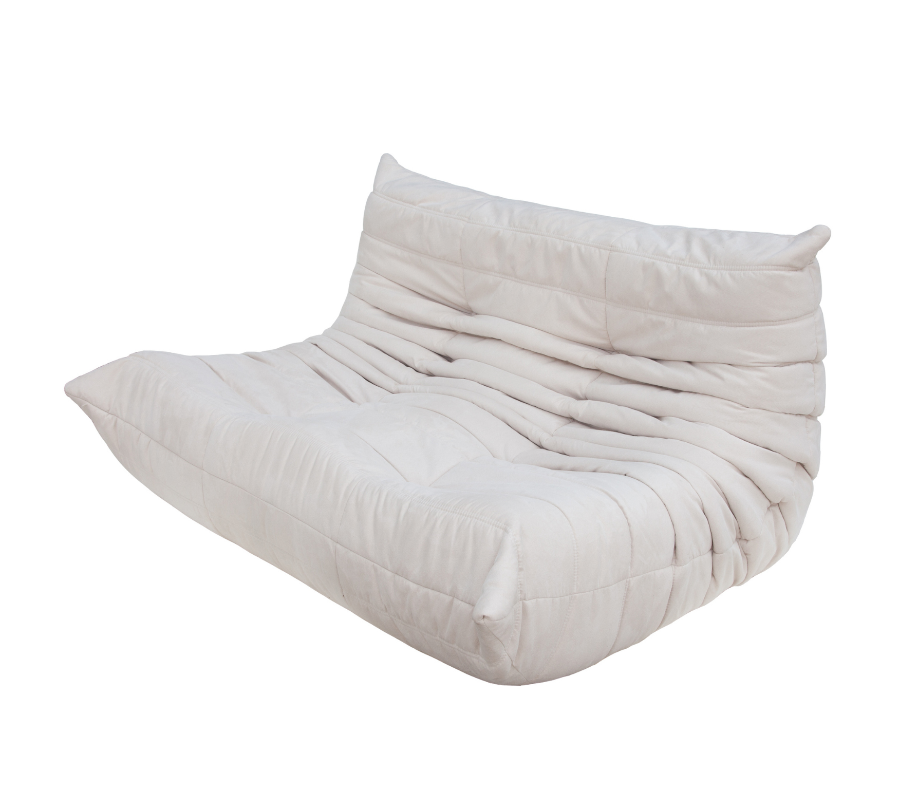 Togo Sofa 2-Sitzer Textil Off-White