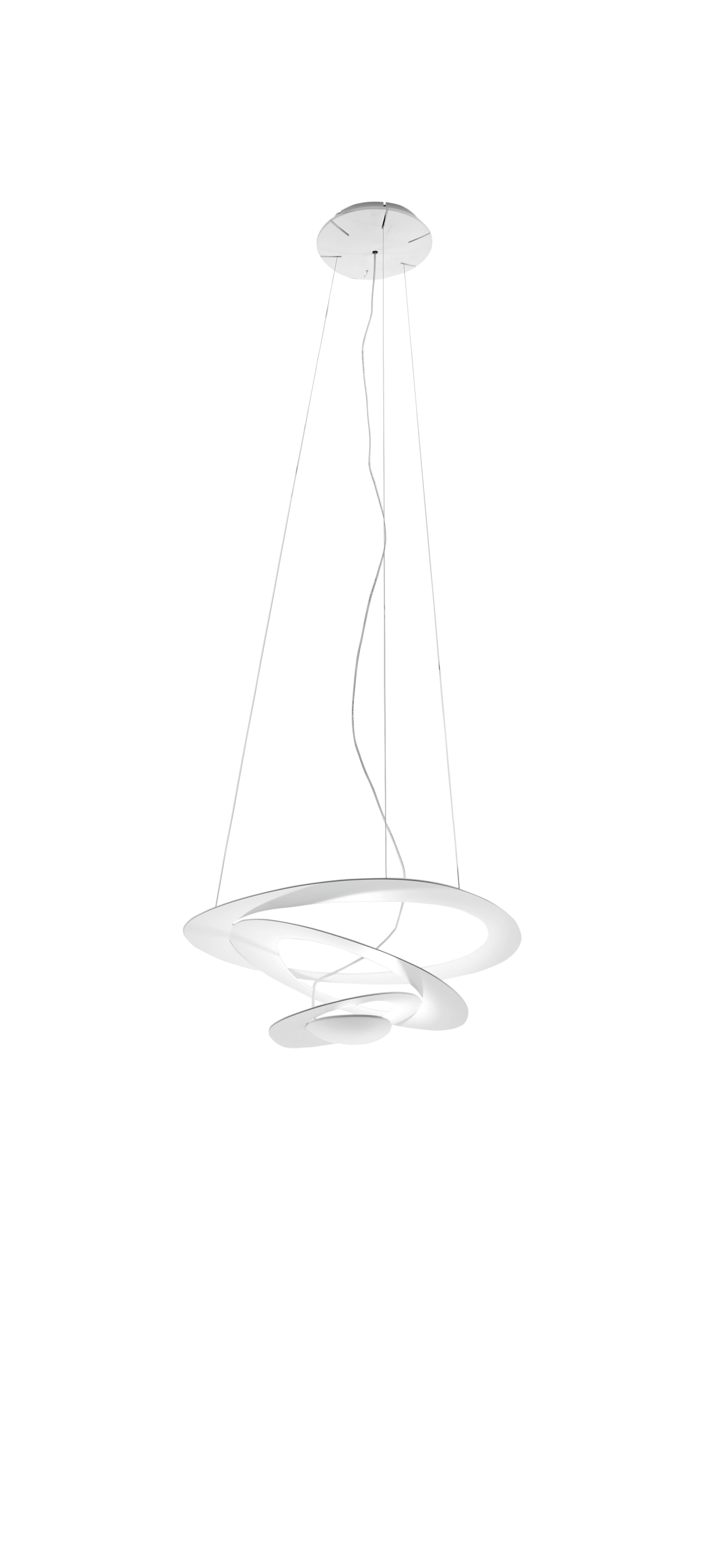 Pirce Micro Hängeleuchte Aluminium Weiß