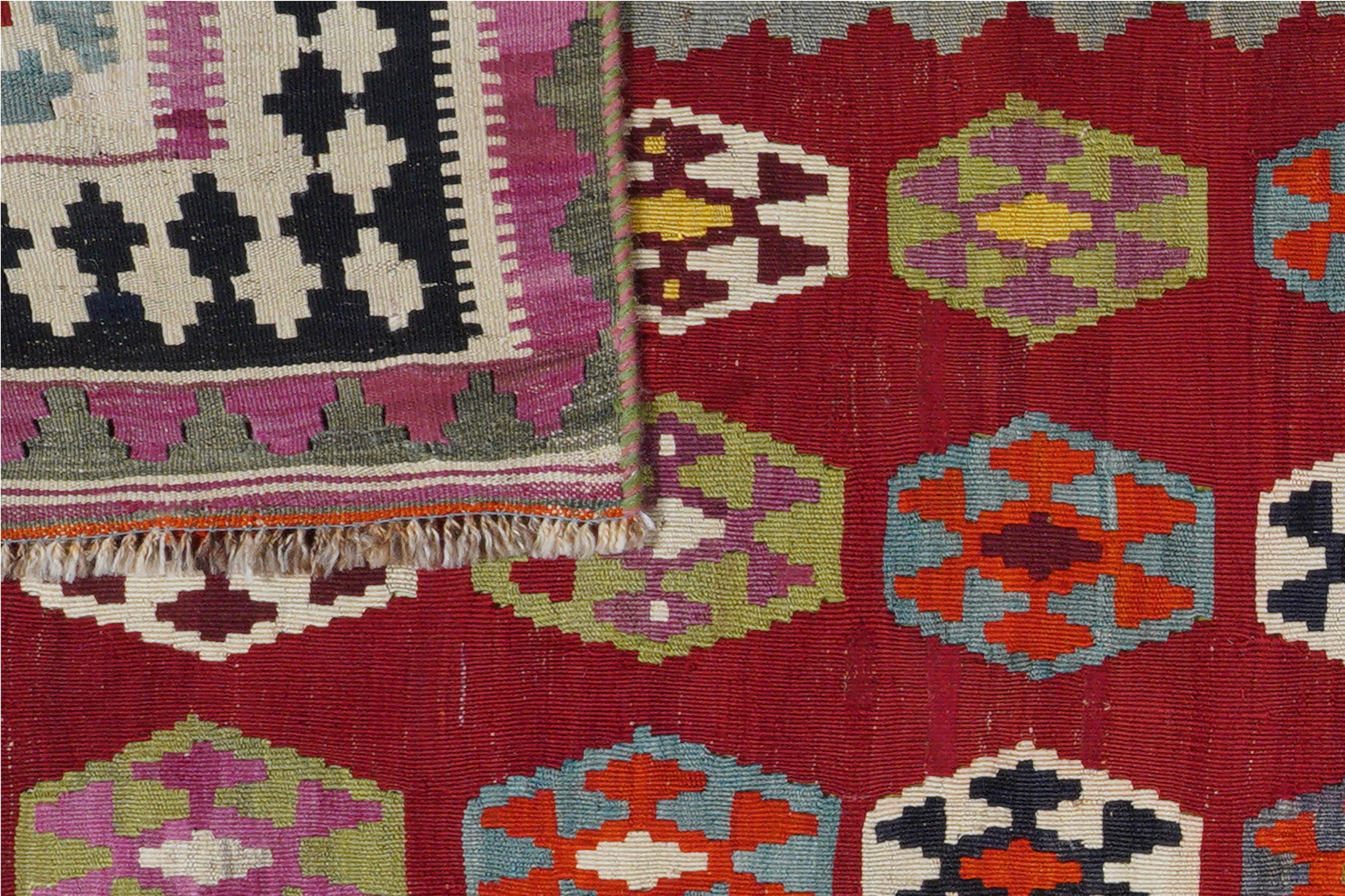 Kilim Gashgai Teppich Braun