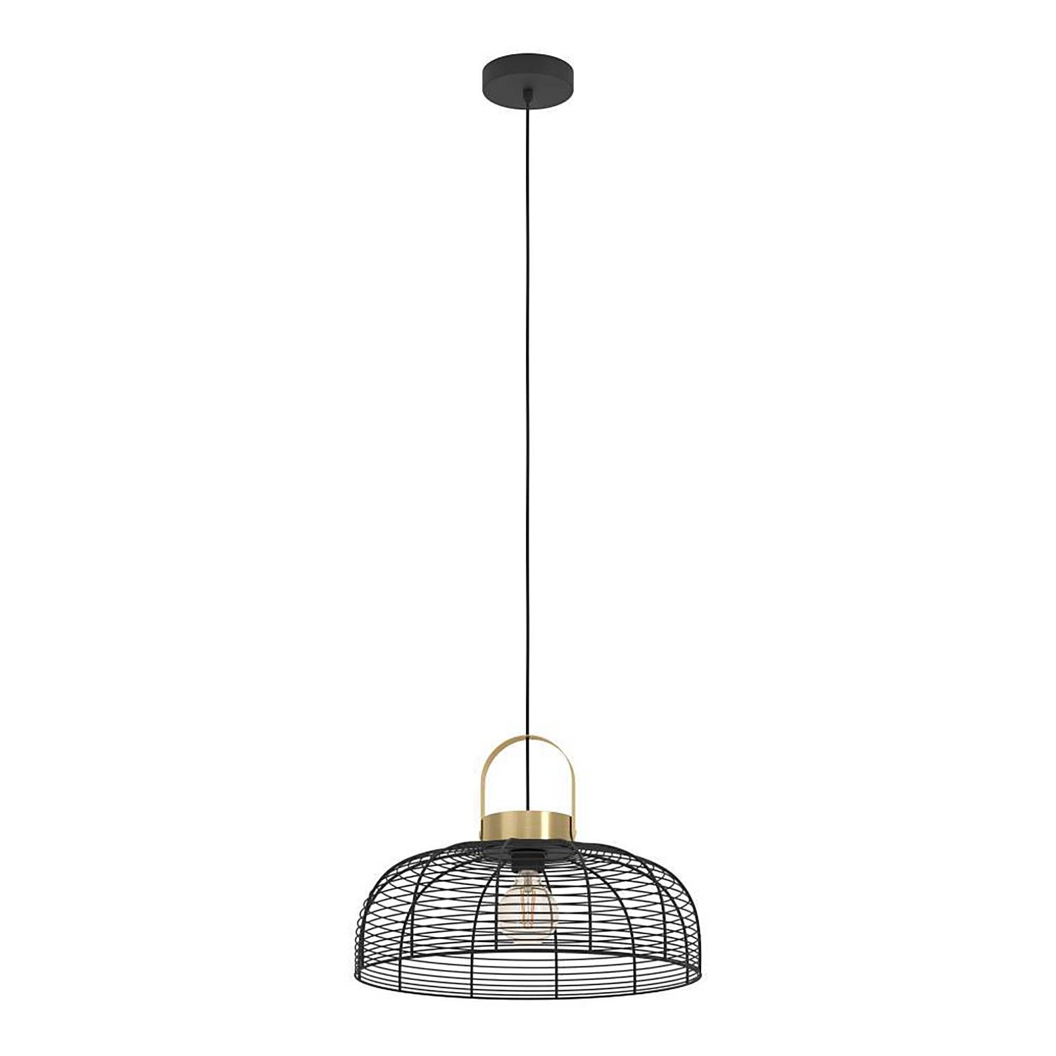 Pendelleuchte Roundham Schwarz