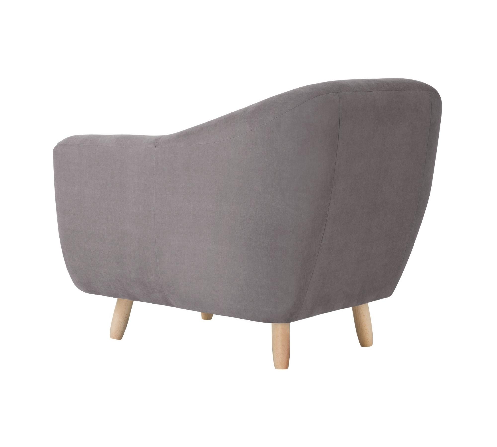 Sessel Vicky Baumwolle Taupe