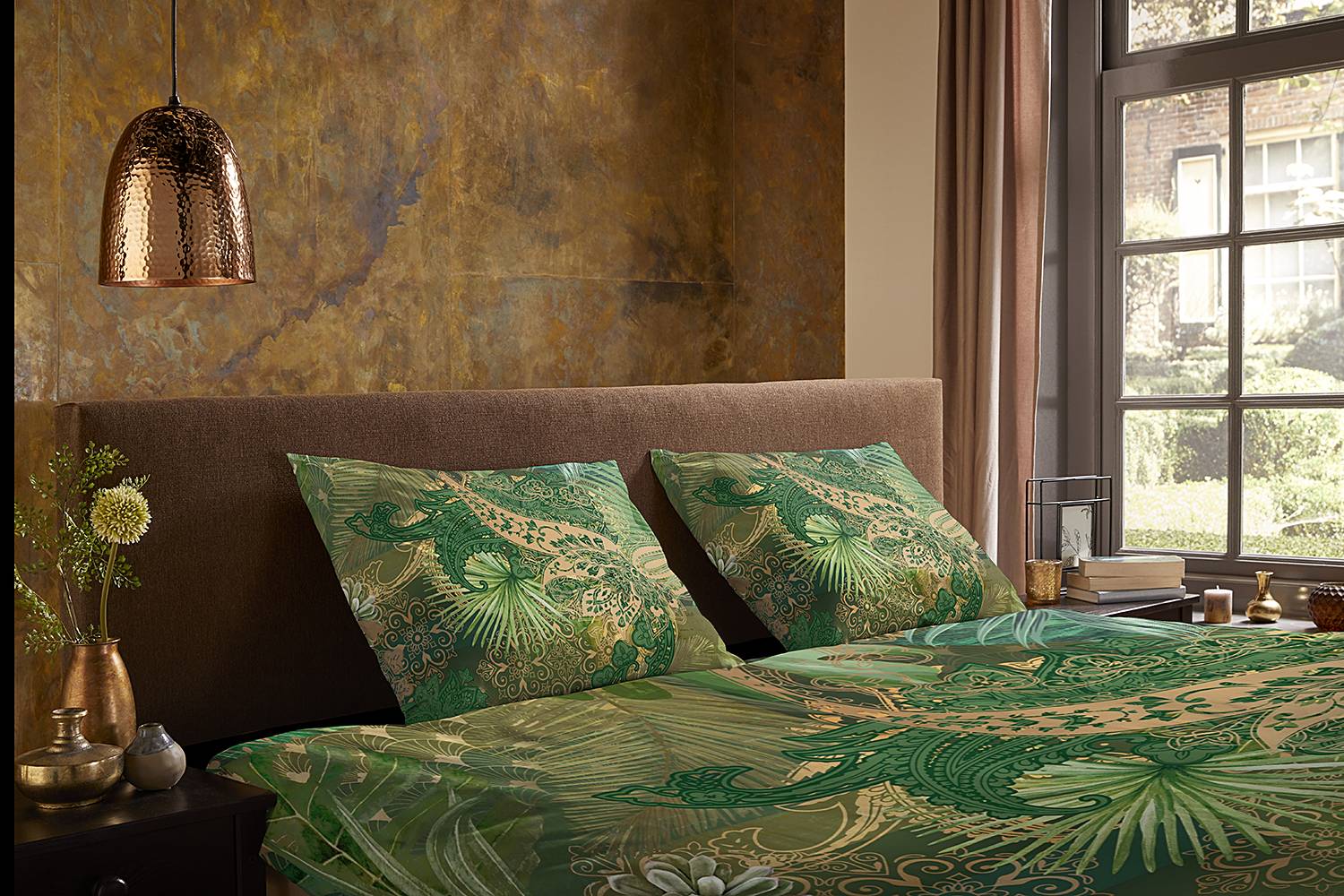 Louise Bettwäsche-Set Microfaser 200x220cm 2 Kissen 70x60cm