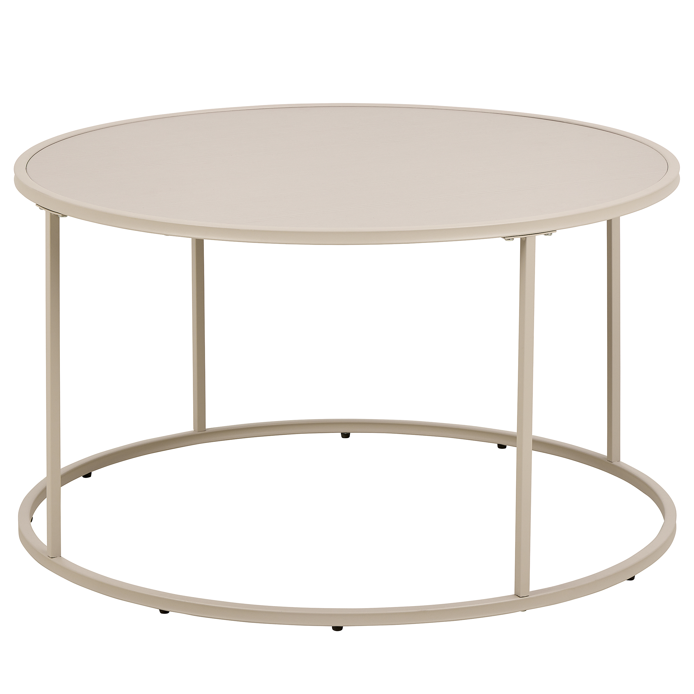 Coogee Couchtisch Sandgrau Ø80cm