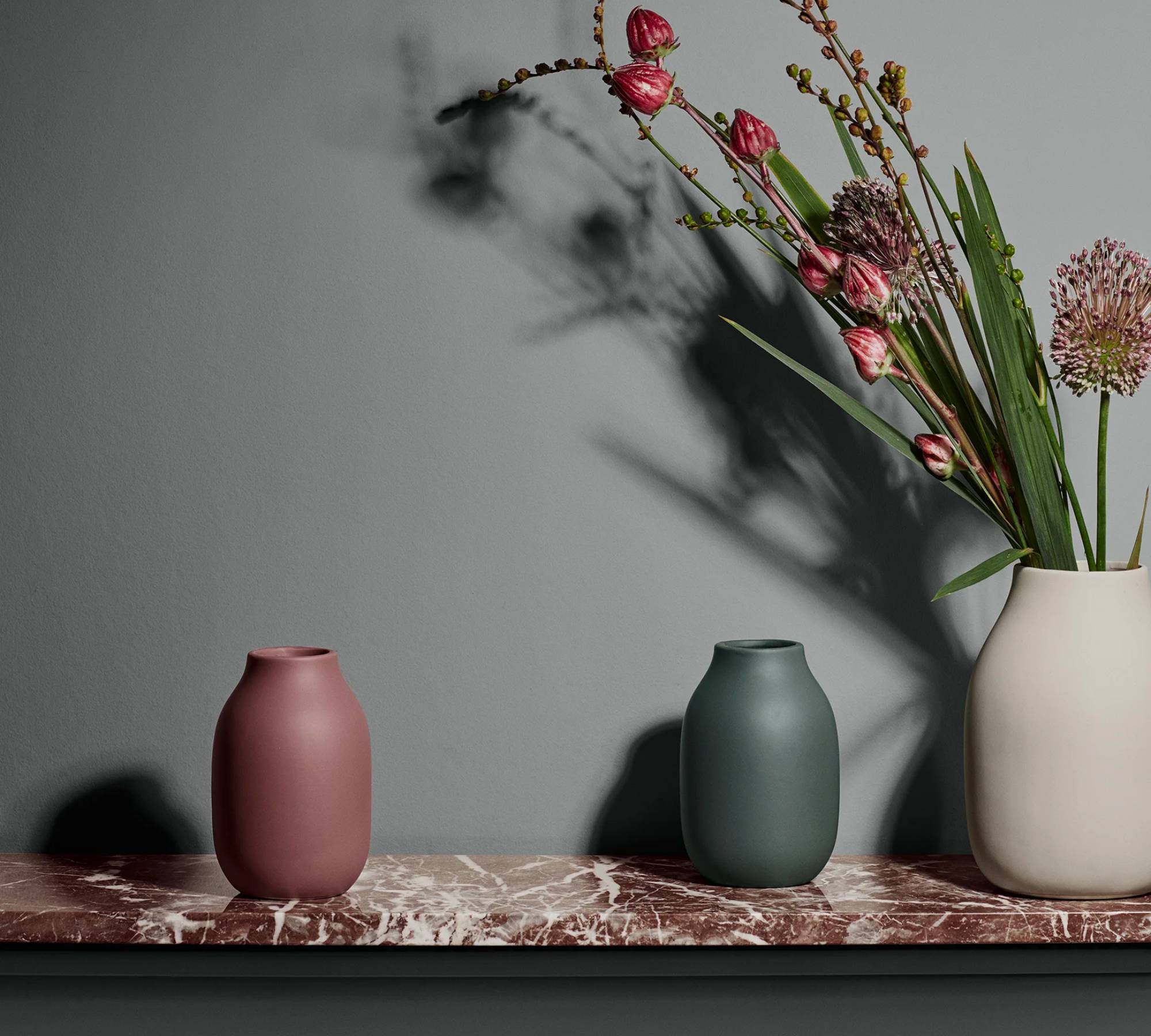 Colora Vase L Porzellan Agave Green