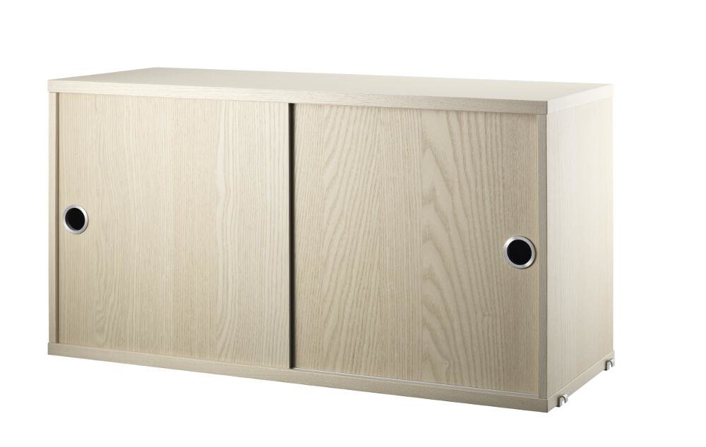 Schrank Mit Schiebetüren Beige