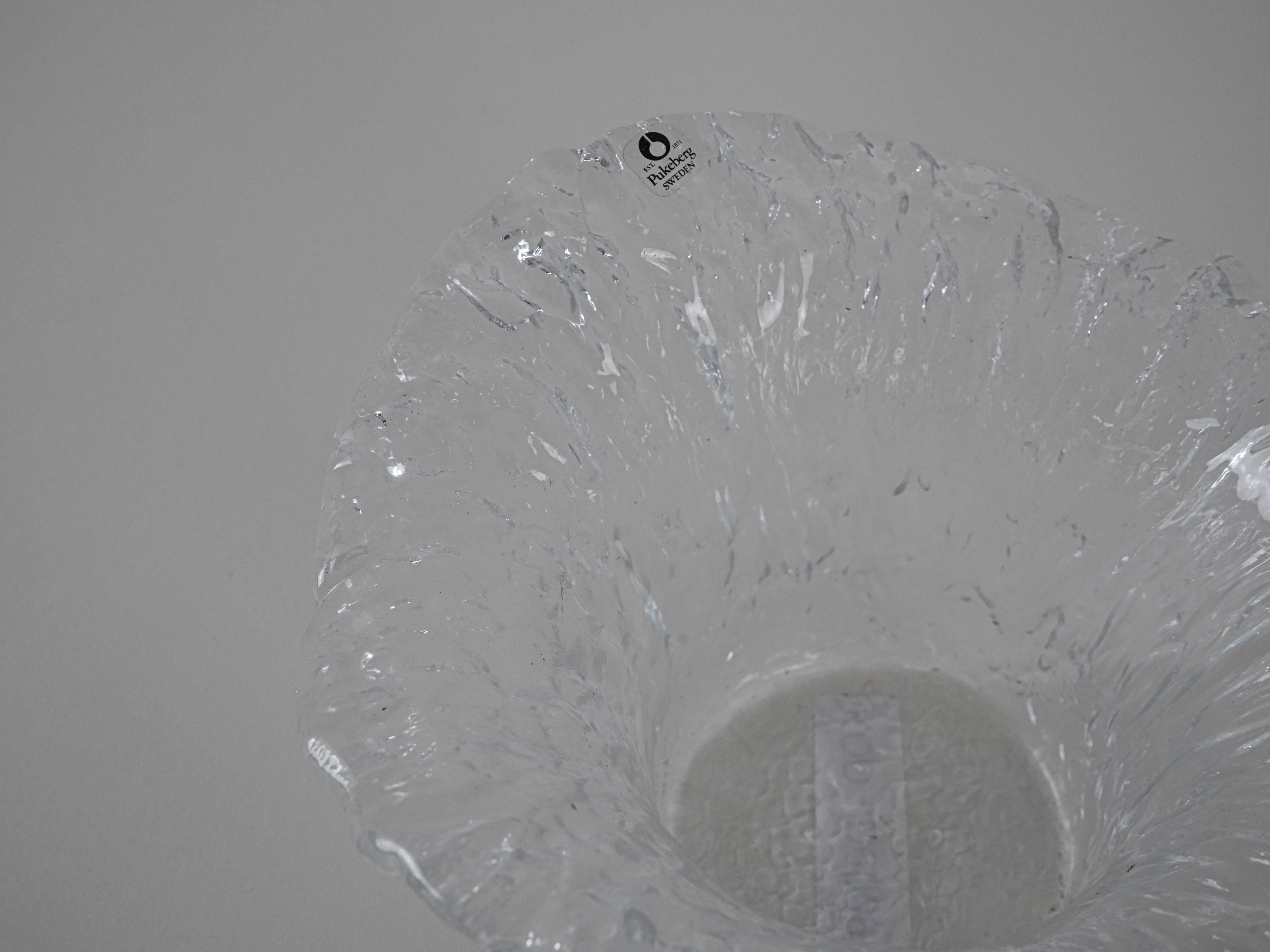 Glass vase Transparent