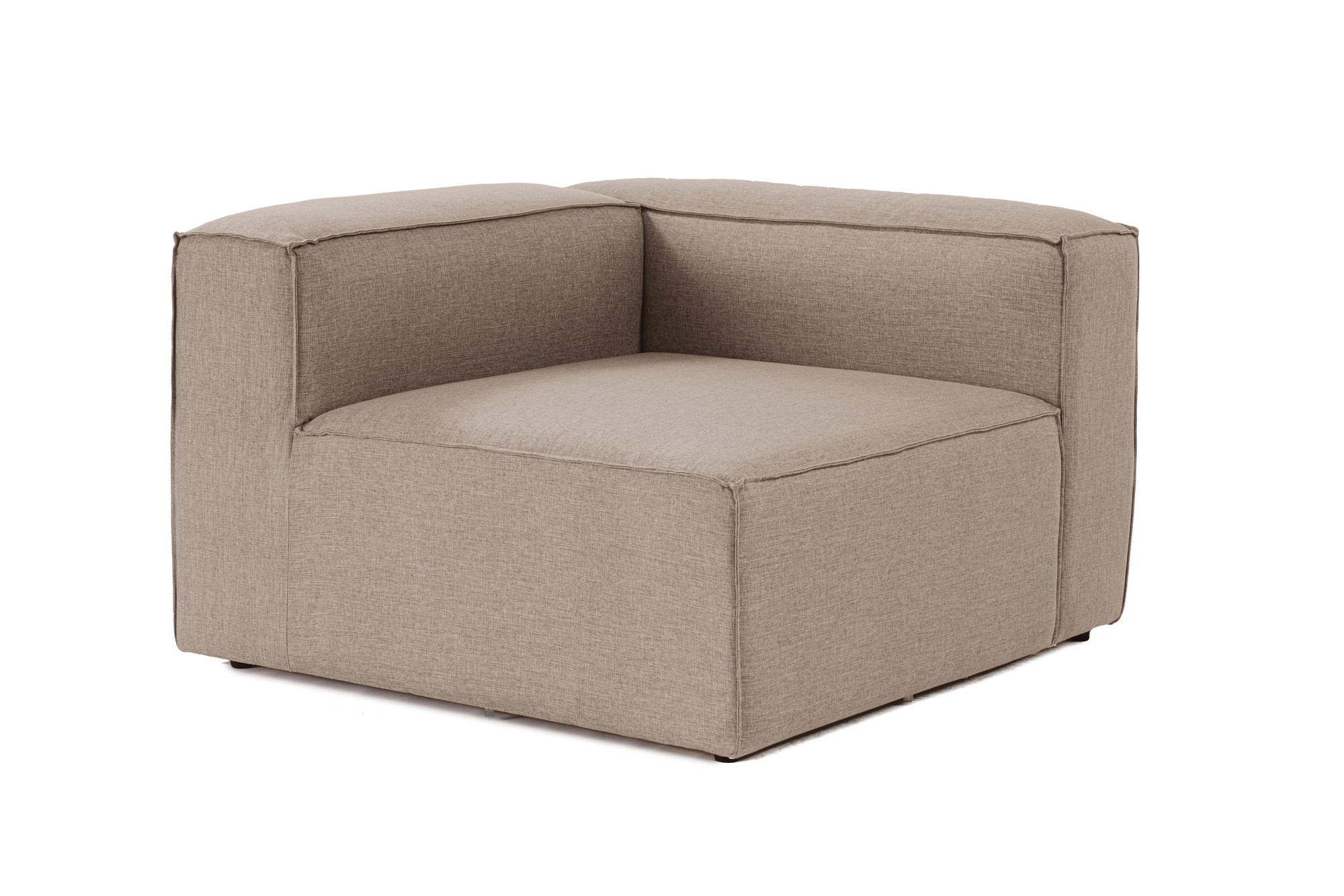 Modular sofa Left 1-seater Brown
