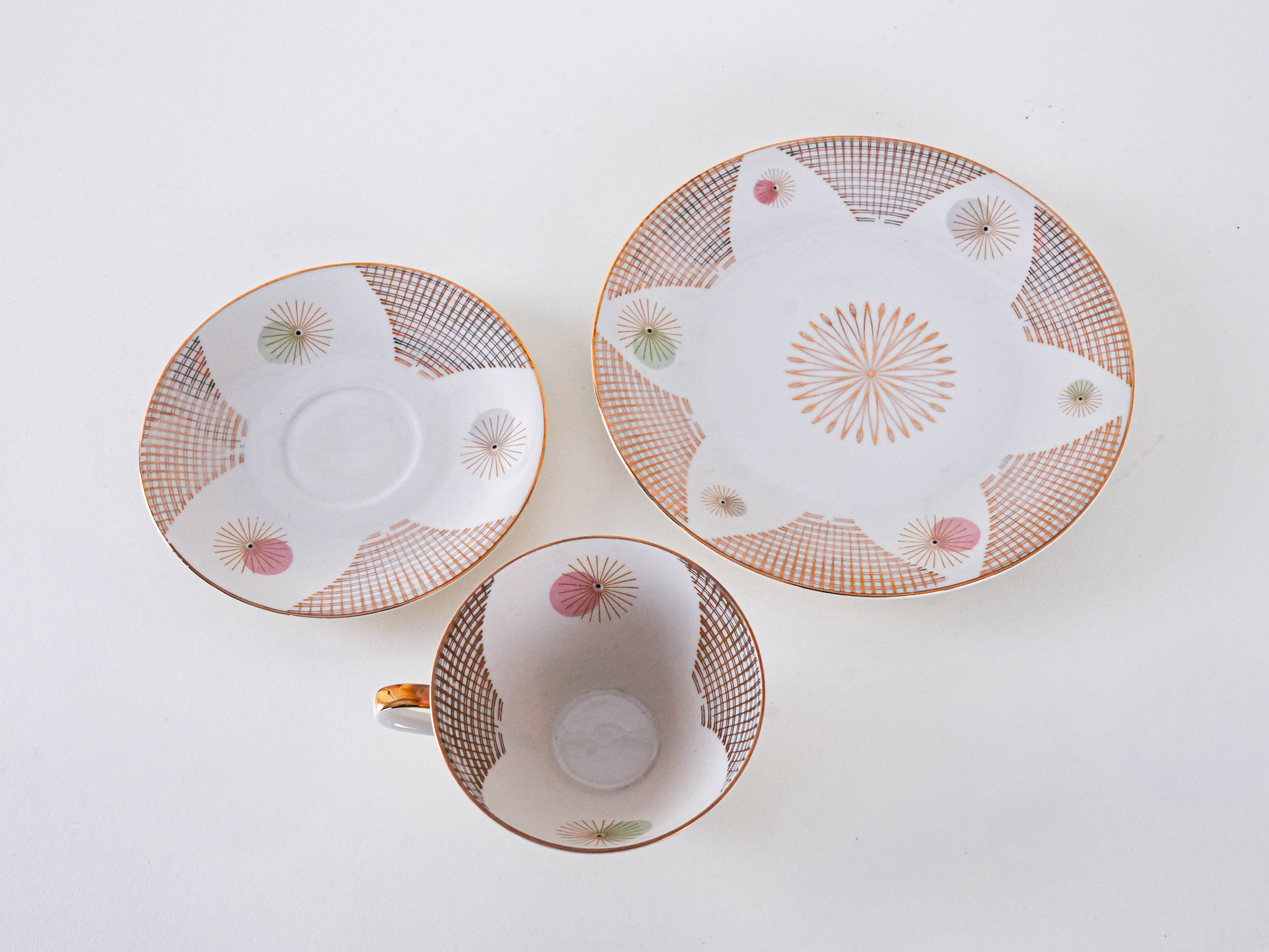 Porcelain cup Multicolored