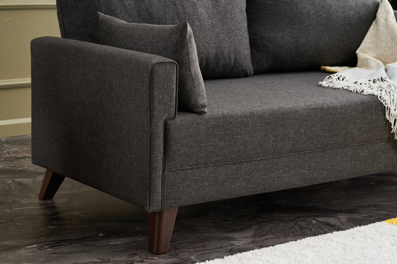 Bella Sofa 2-Seater Anthracite