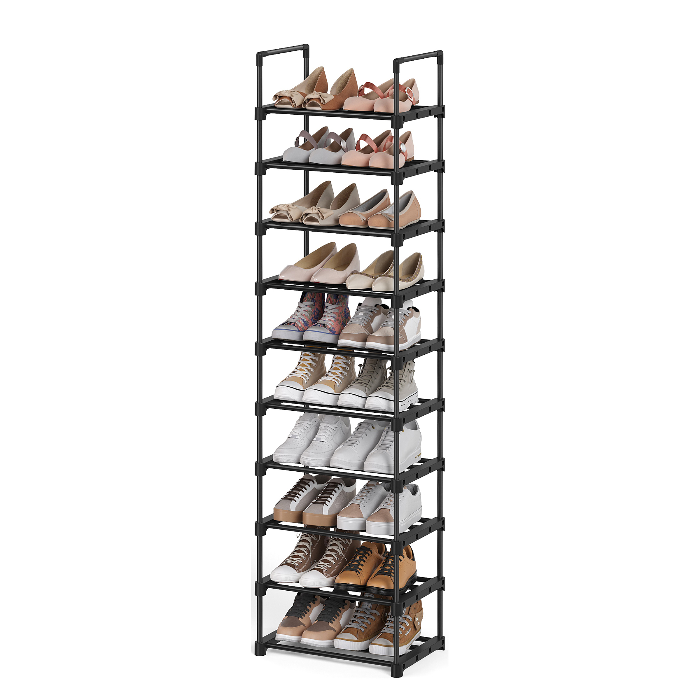 Ganmao Shoe Rack Metal Black