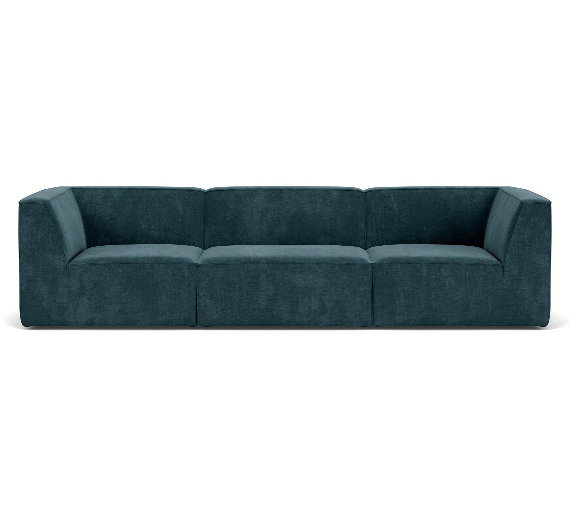 Dane 1-Sitzer Eckmodul Rechts Danny Dusty Blue