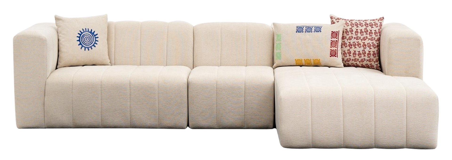 Beyza Sofa Récamiere Rechts Creme