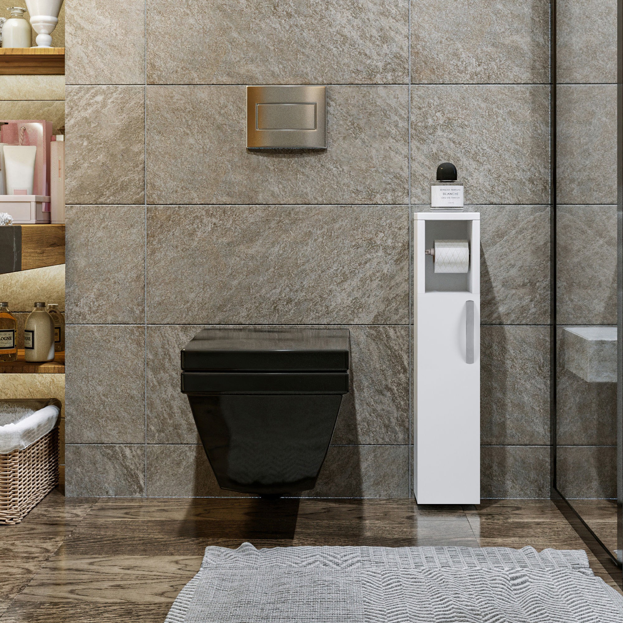 Star Schrank Holzfurnier Weiß