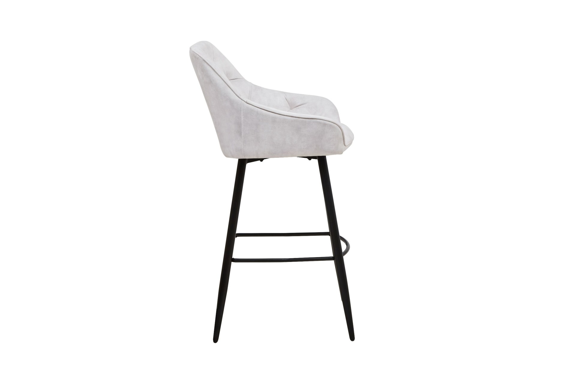 2x Liverpool Barhocker Textil Metall
