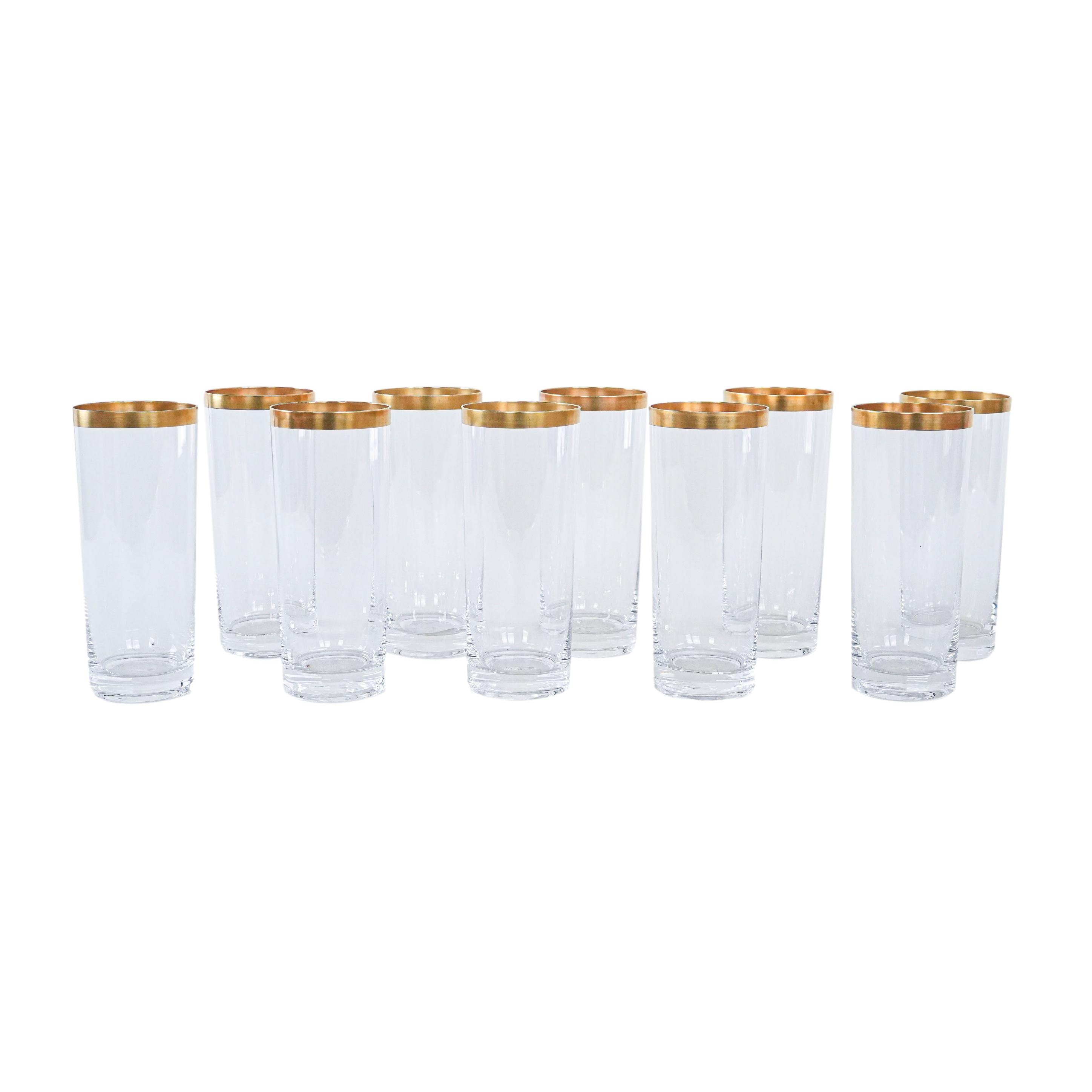 Kristallgläser-Set Transparent 1970er Jahre