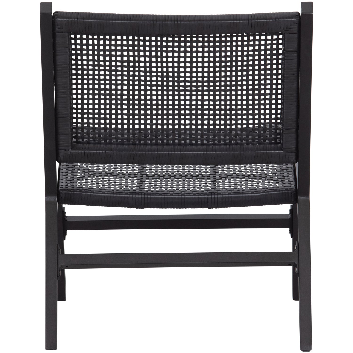 Puk Gartenstuhl Aluminium Schwarz