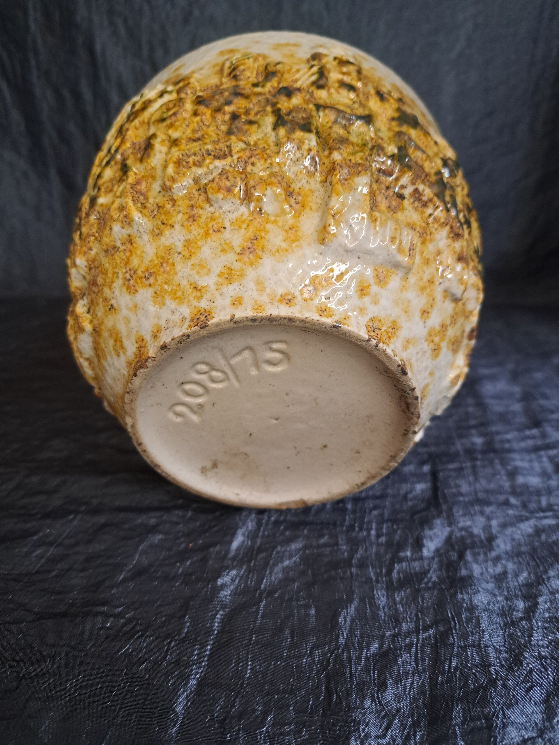 Keramik Besteckhalter Gelb - Praktischer Küchenhelfer Mit Ablaufloch