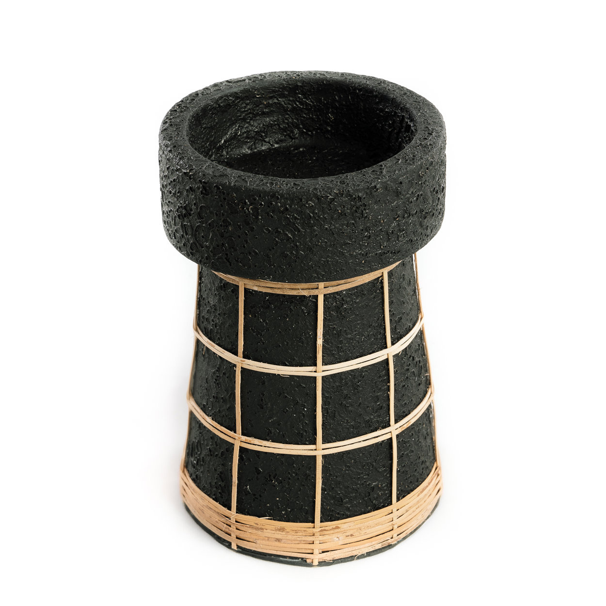 Serene Candle Holder Black