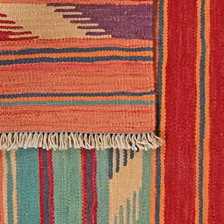 Kilim Gashgai Teppich Mehrfarbig