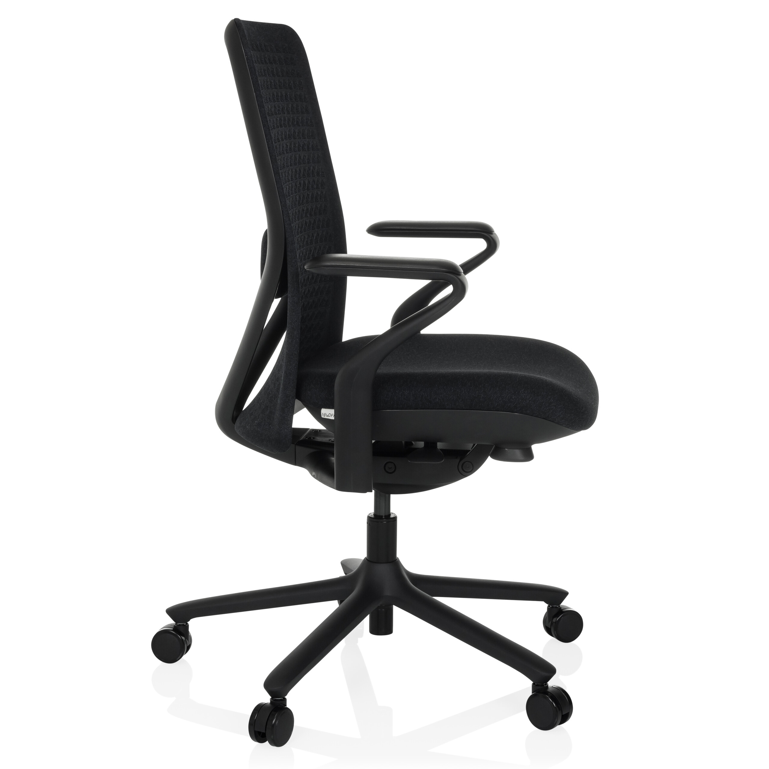 VERVIO Bürostuhl Netzstoff Schwarz