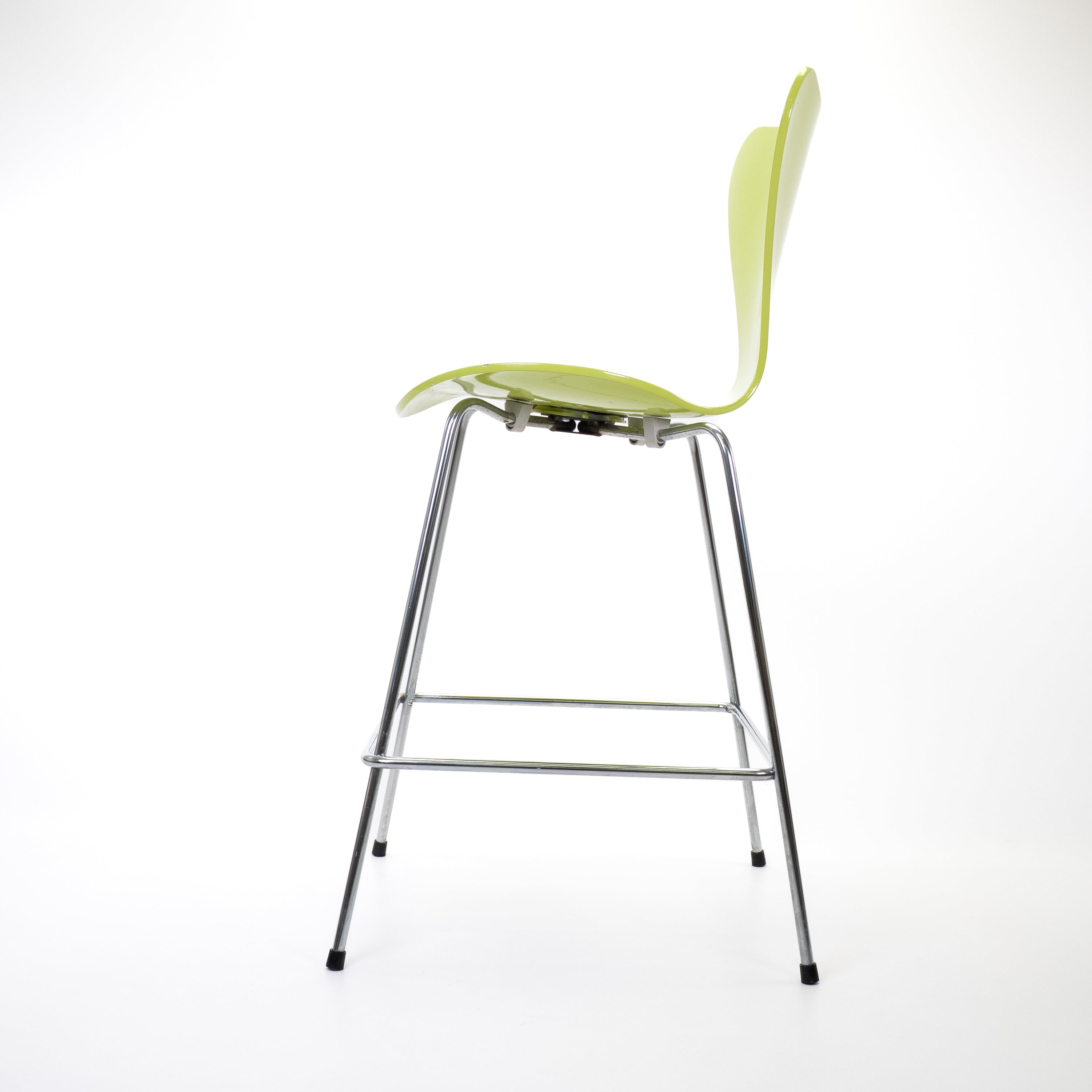 Serie 7 Barhocker Chrom Grün
