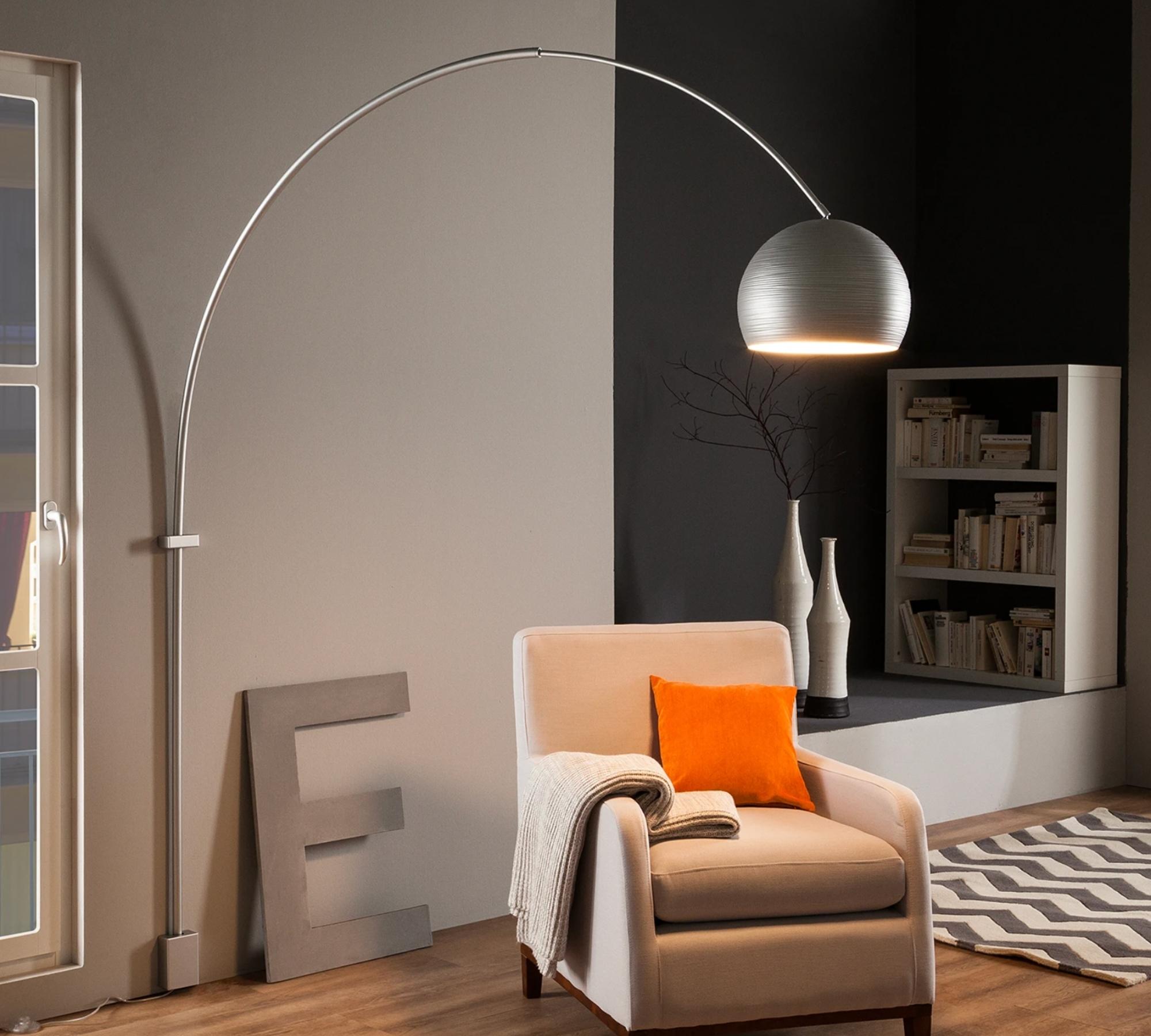 Wandleuchte Bogen Aluminium
