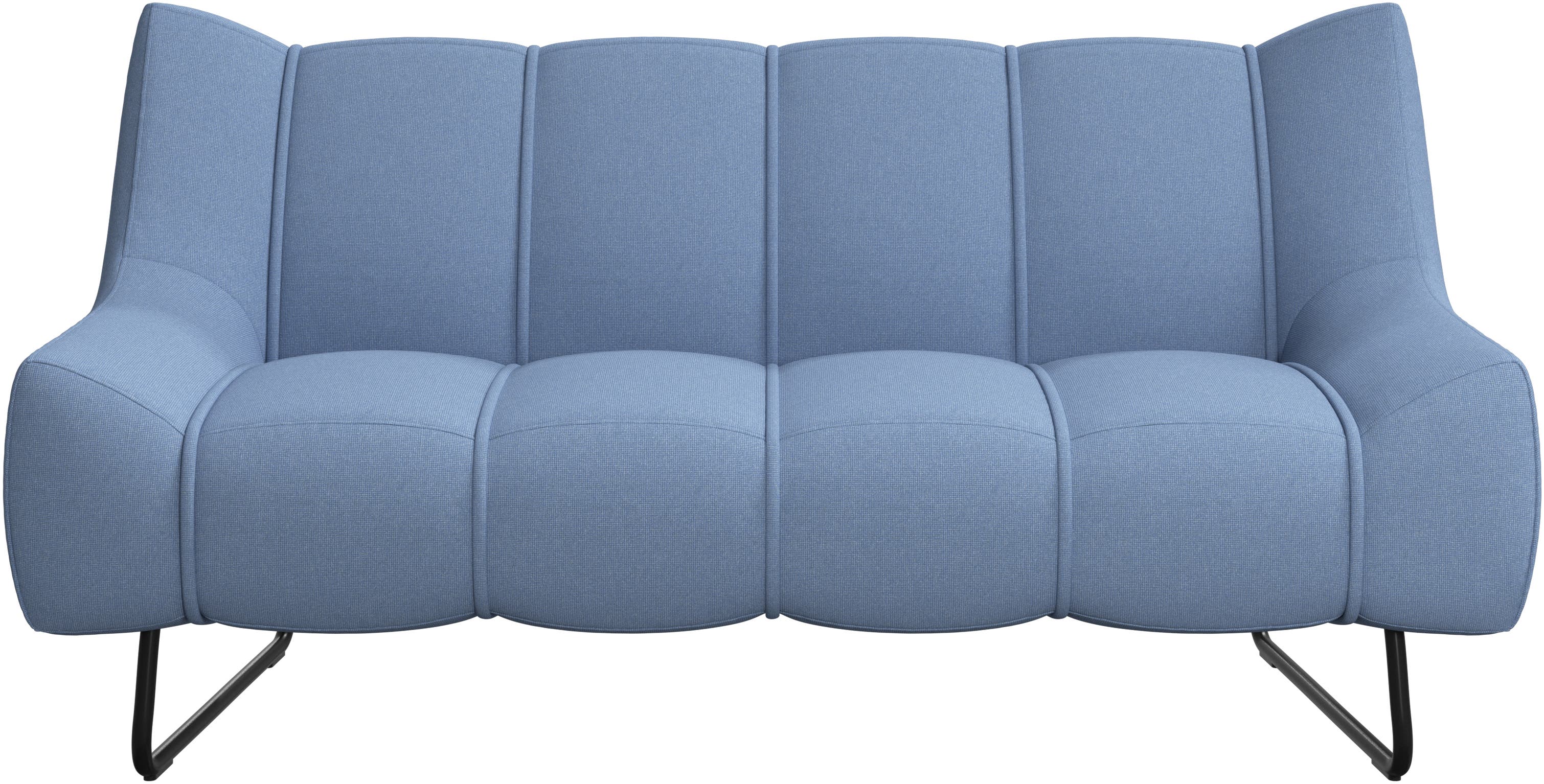 Nawabari Sofa 2-Sitzer Blend-Stoff Hellblau