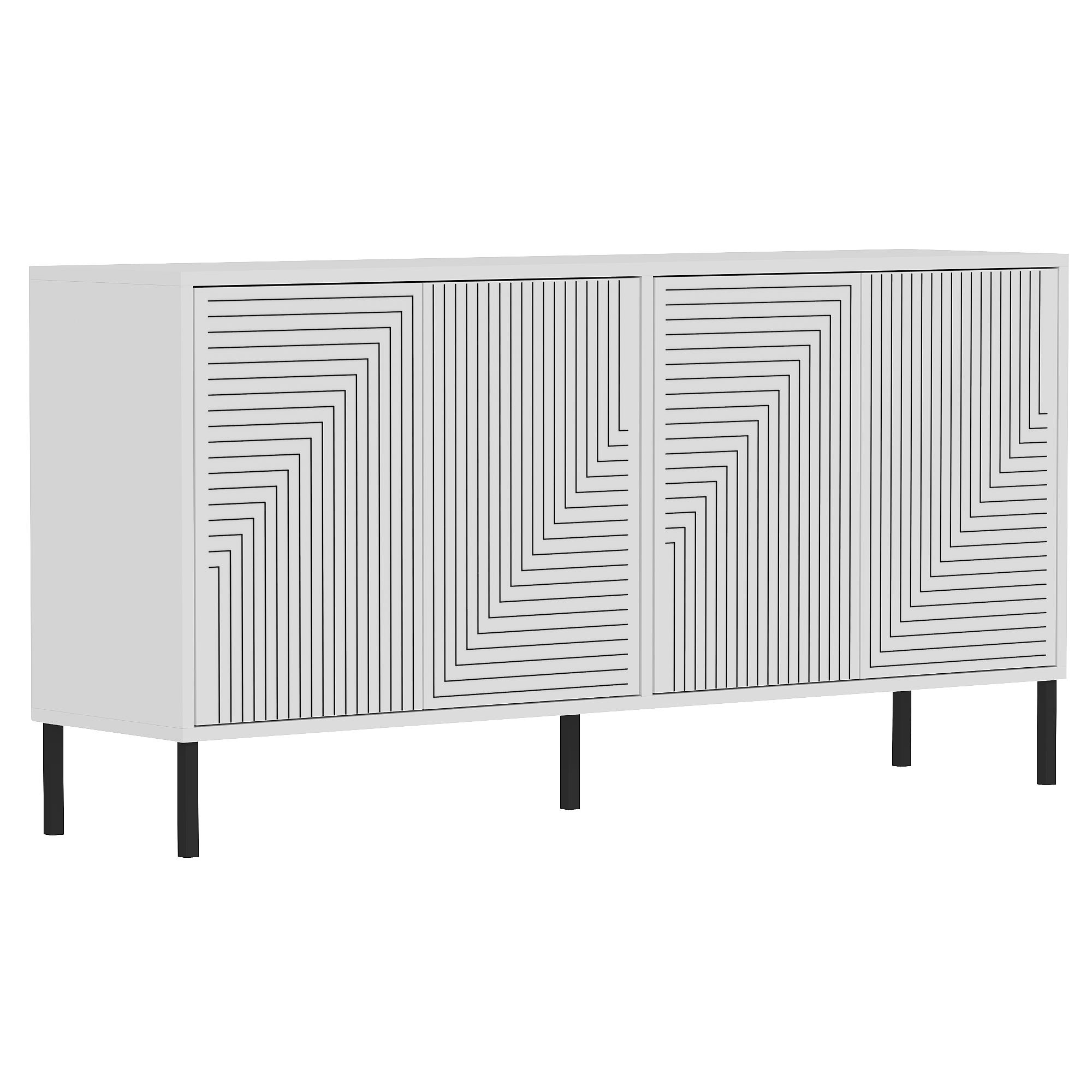 Evolet Wardrobe White