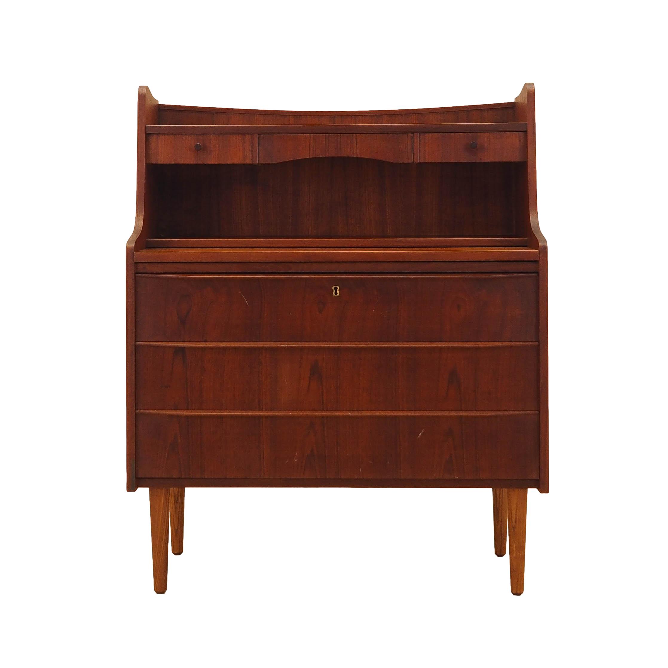 Teak Secretary Desk