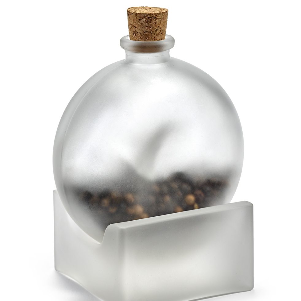 2x Nendo Salt and pepper mill Transparent